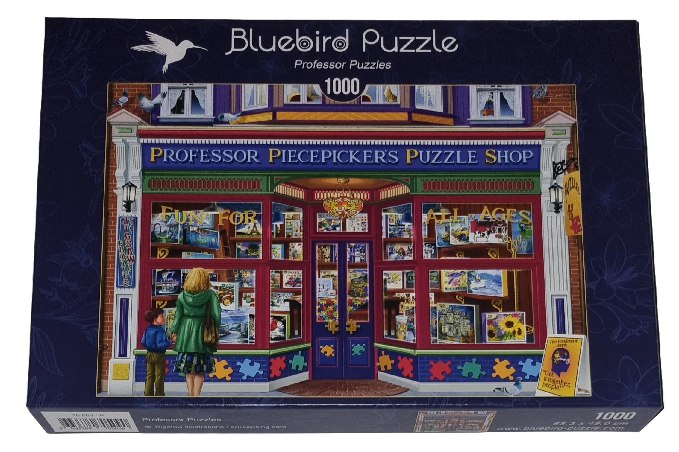 Art by Bluebird Puzzle 1000 Teile 70509 Professor Puzzles