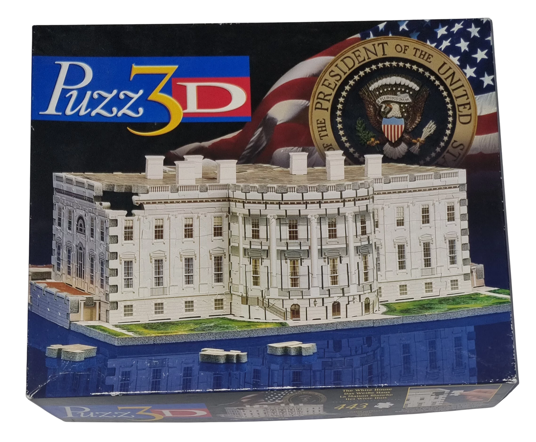 MB Puzz 3D The white House 443 Teile