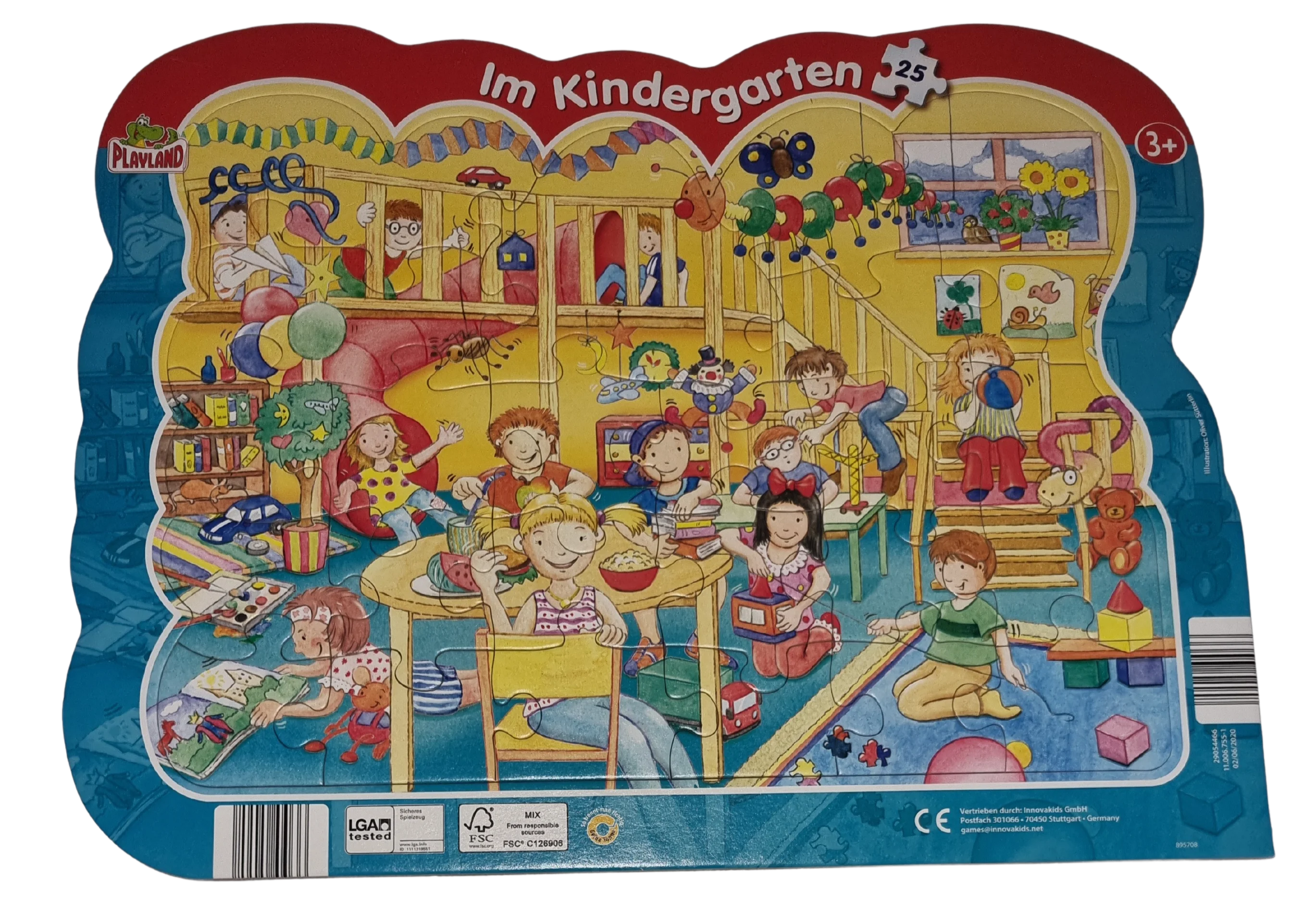 Innovakids Rahmenpuzzle Im Kindergarten Puzzle 25 Teile