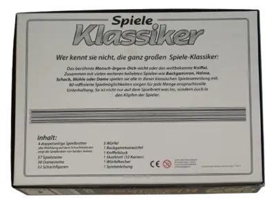 Blatz Spiele Klassiker mit Mensch ärgere dich nicht und Kniffel 49156
