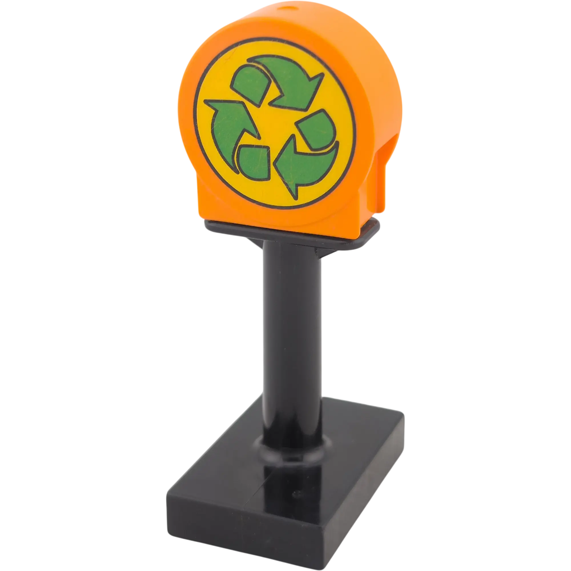 Lego Duplo Schild Recycling 41969 Orange Grün mit Kreislauf