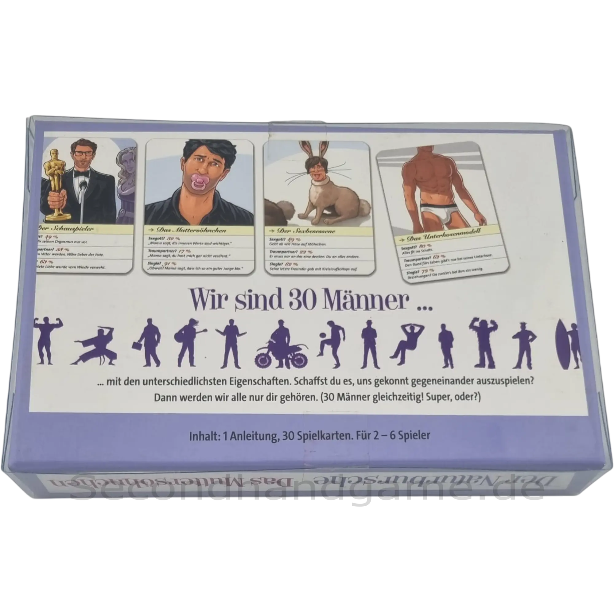 ArsEdition Kartenspiel Das Spiel mit den Männern, ab 18 Jahren