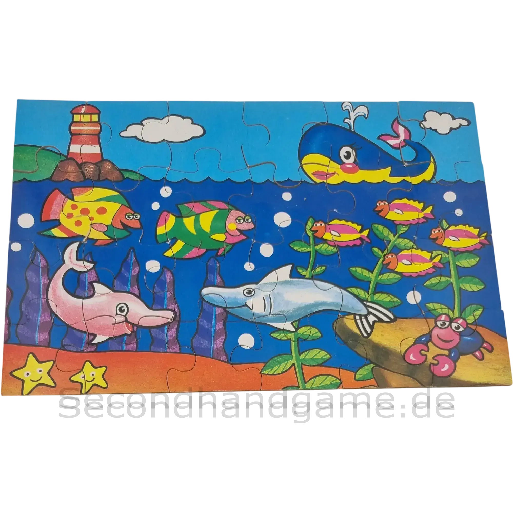 Holzpuzzle Unterwasserwelt 24 Teile Meer