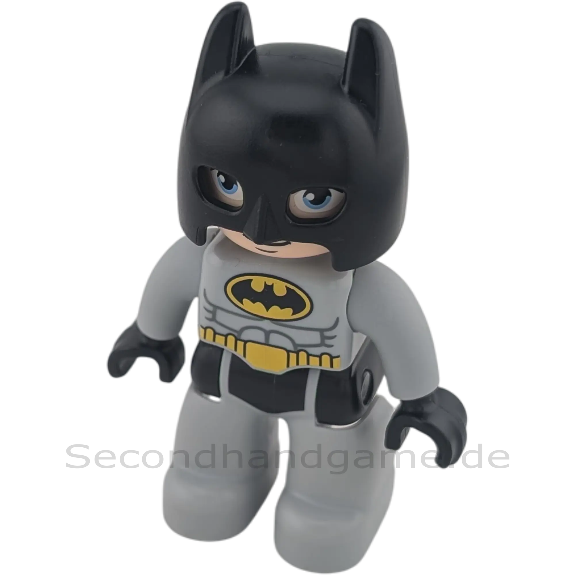 Lego Duplo 13X0 Batman Schwarze Maske Grauer Anzug mit Fledermaus