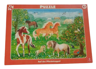 ASS Rahmenpuzzle Auf der Pferdekoppel 35 Teile