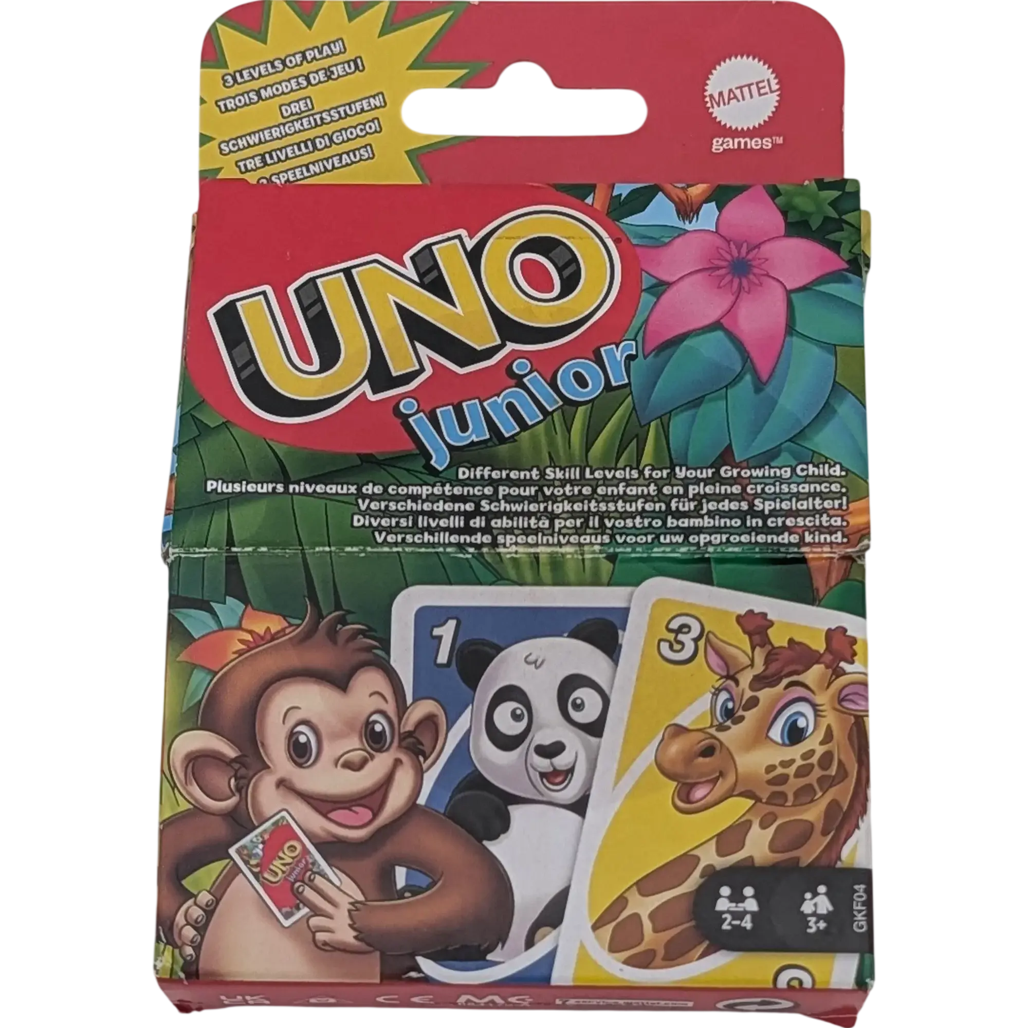 Mattel Uno Junior Tiere ab 3 Jahren