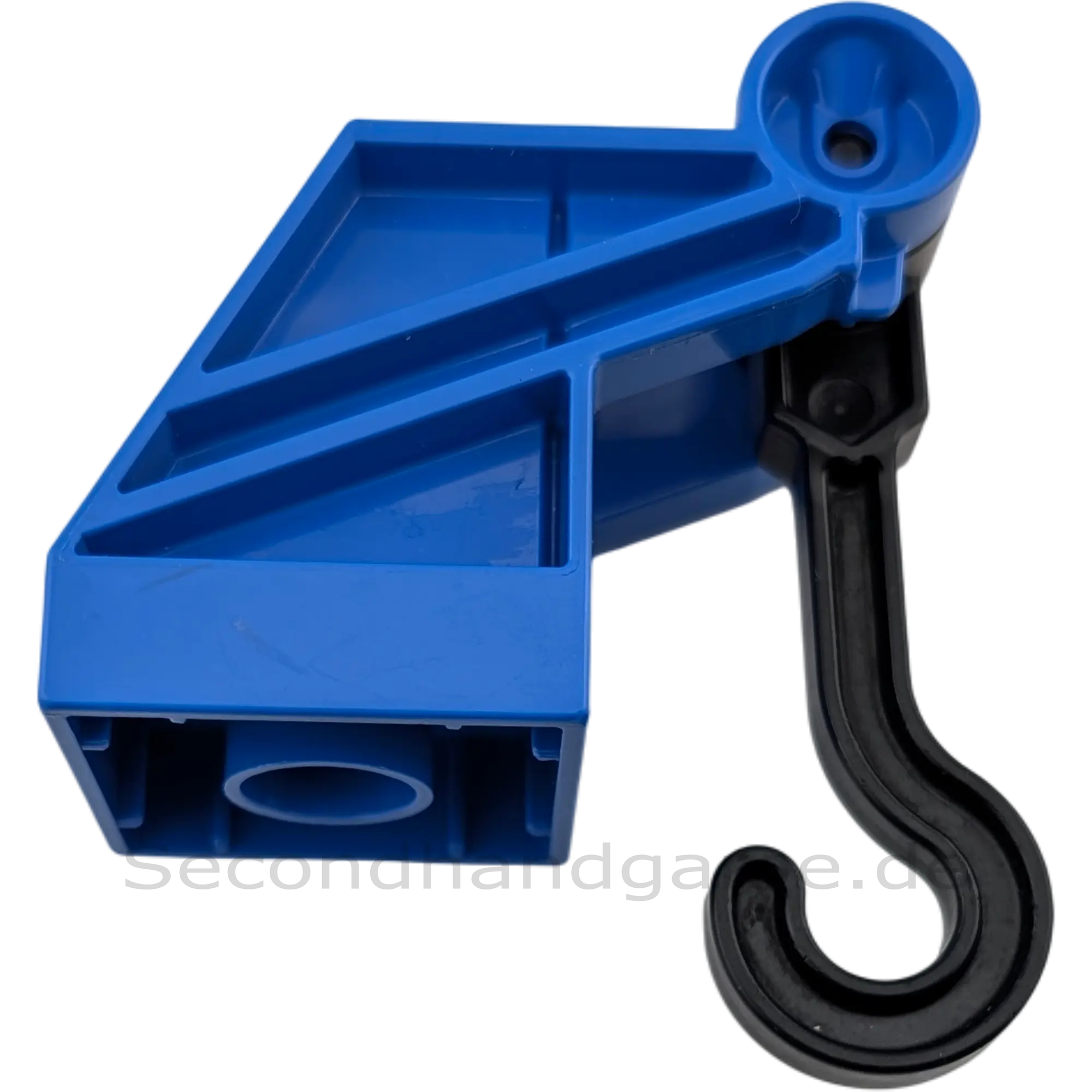 Lego Duplo 4882 Kran Arm Blau mit schwarzem Haken