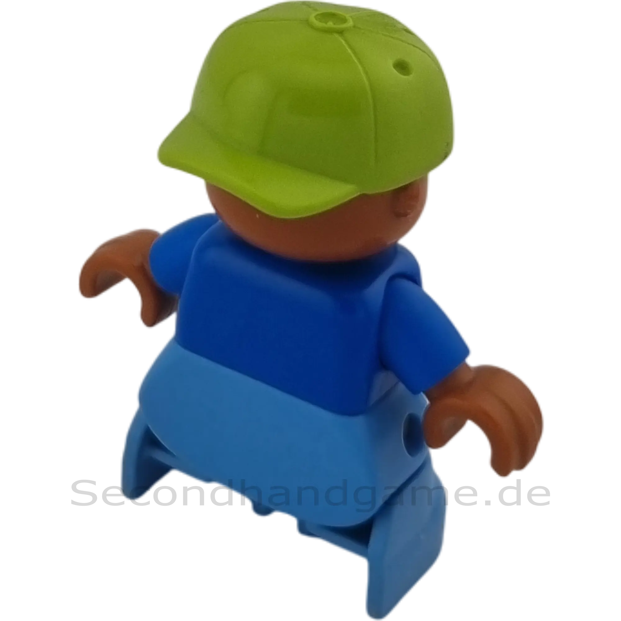 Lego Duplo Kind Junge Skater dunkle Hautfarbe Cape Hellgrün