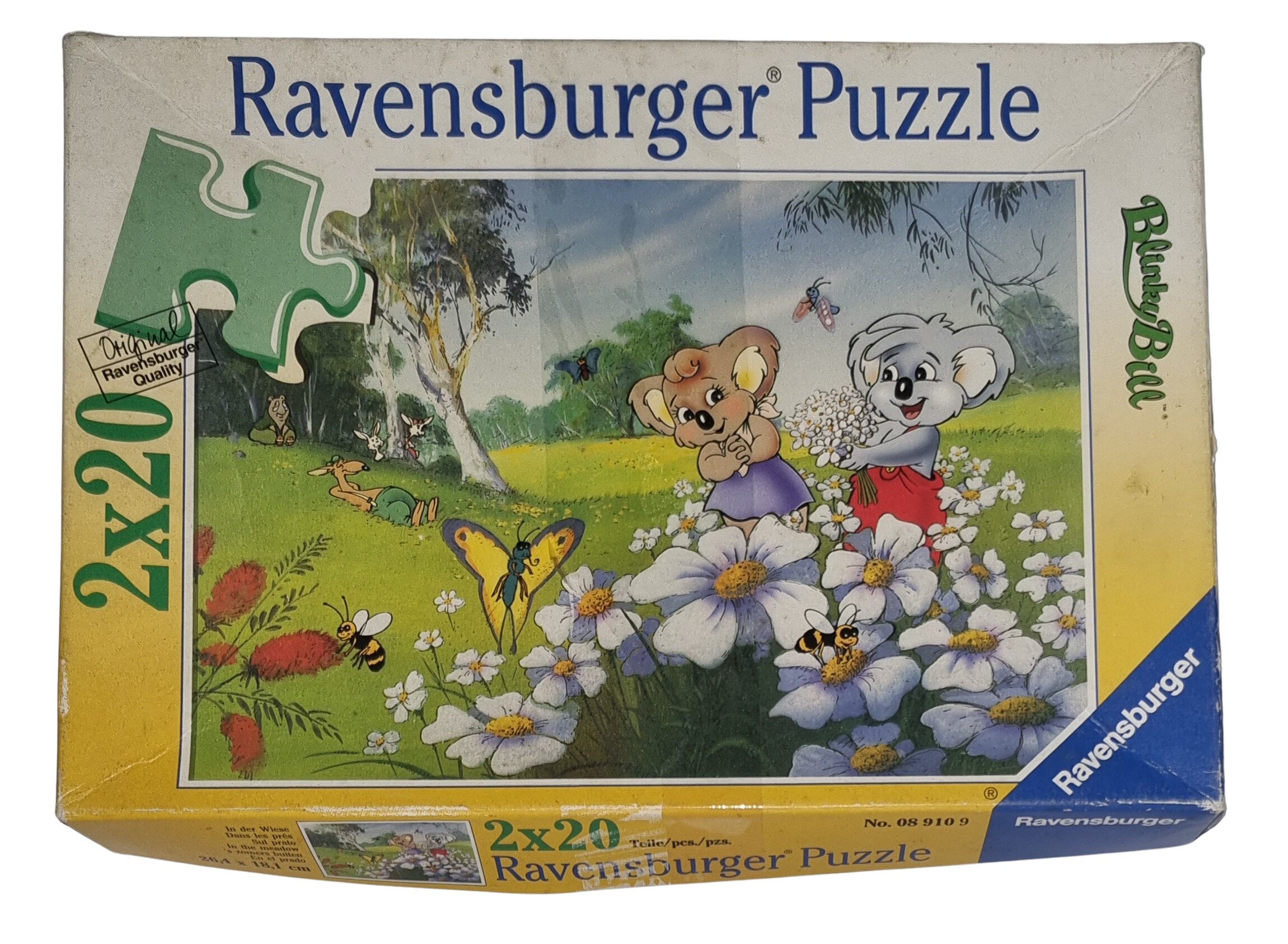 Ravensburger Blinkey Bill 2 x 20 Teile Puzzle 089109 In der Wiese