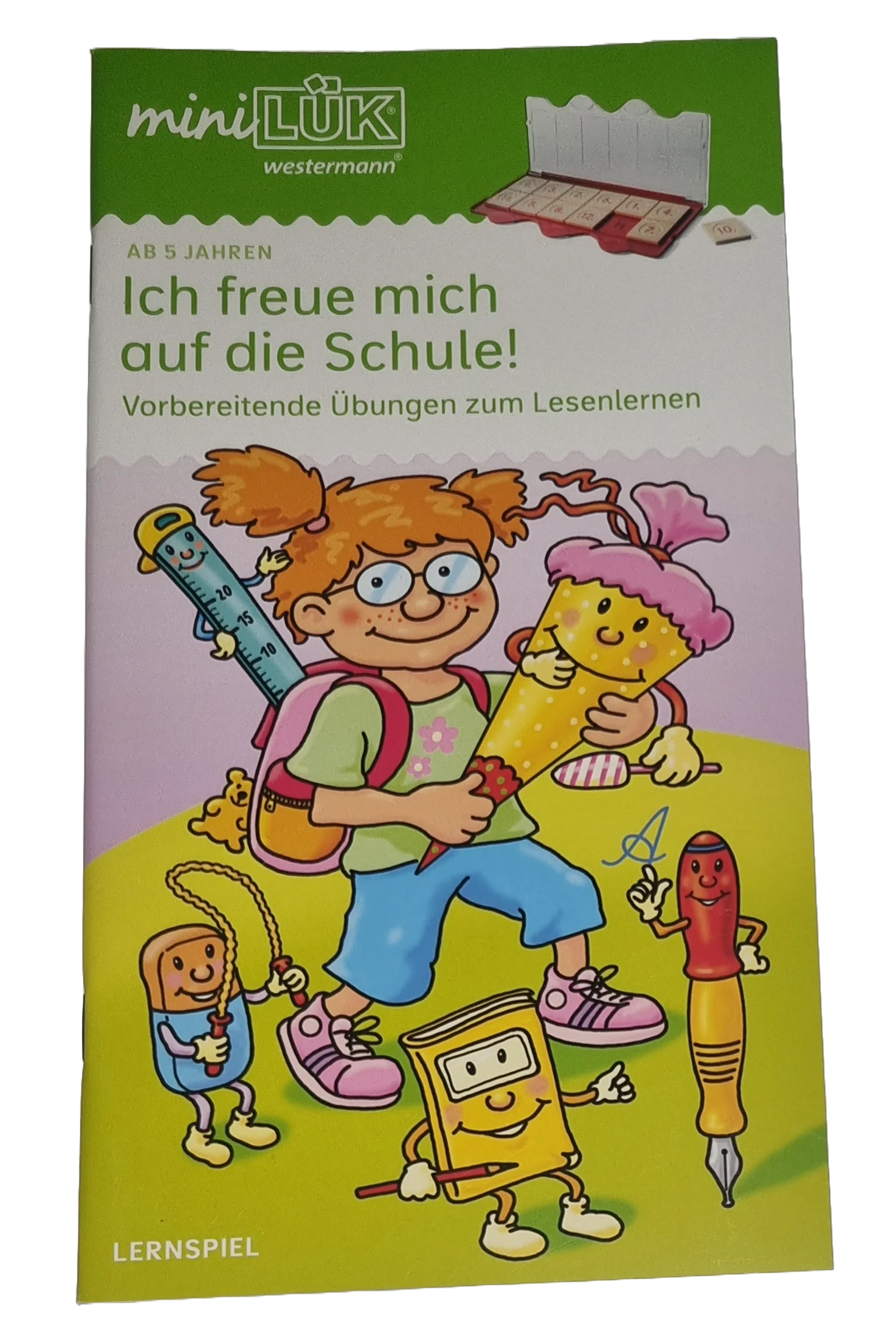 Mini Lük Ich freue mich auf die Schule! Vorbereitende Übungen zum Lesenlernen