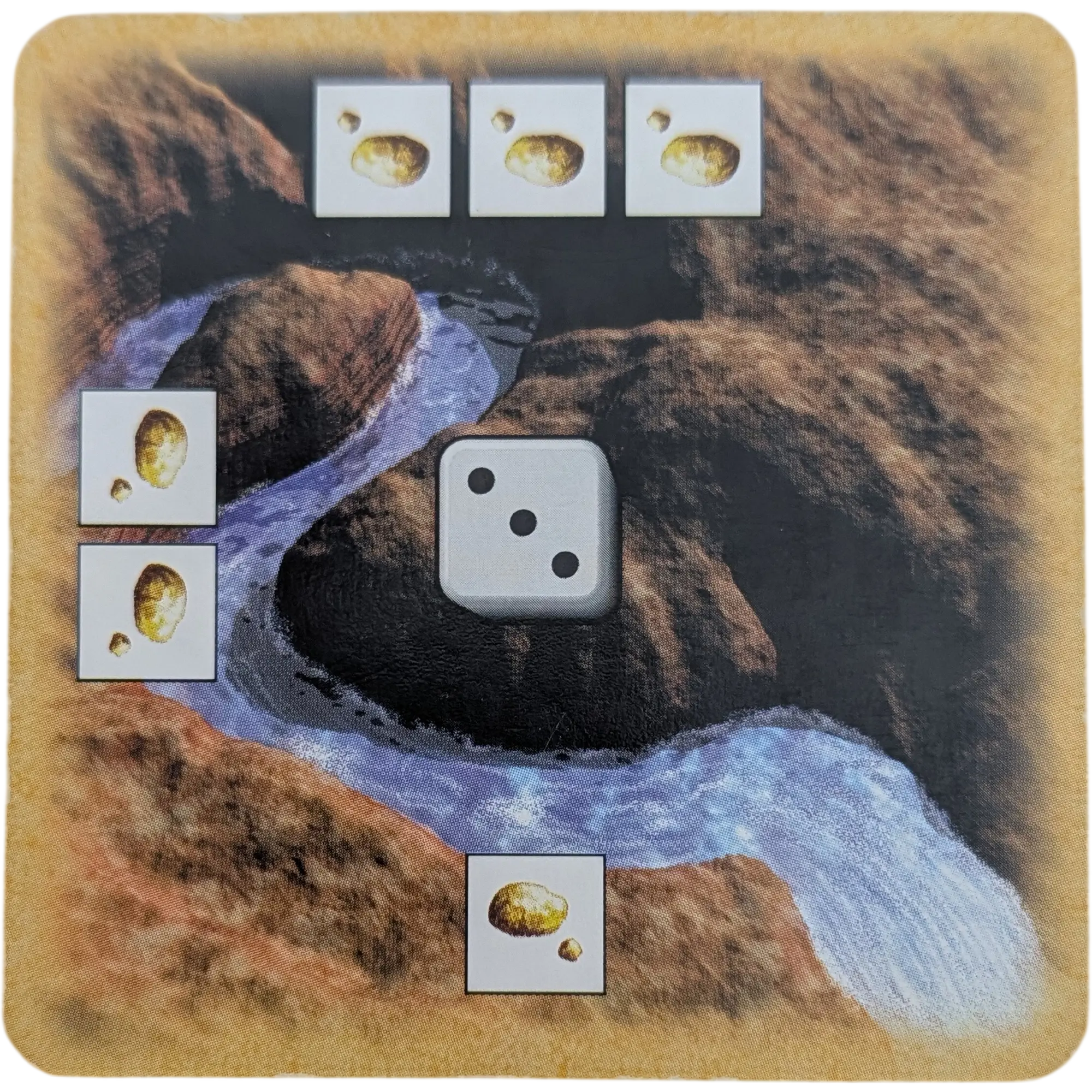 Kosmos Die Siedler von Catan das Kartenspiel Ersatzteil Karte Baum, Goldfluss