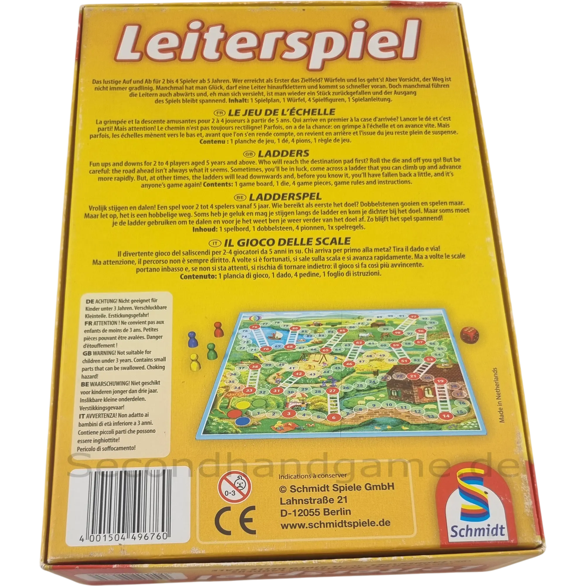 Schmidt Das große Leiterspiel 49676