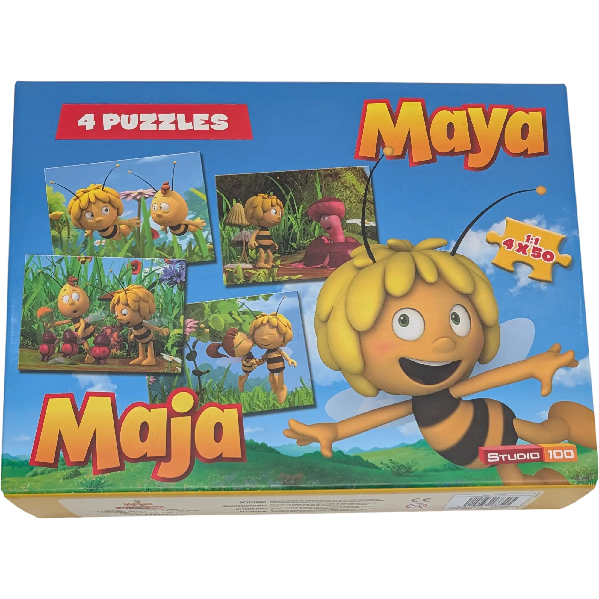 Studio 100 Biene Maya 4 Puzzle je 50 Teile