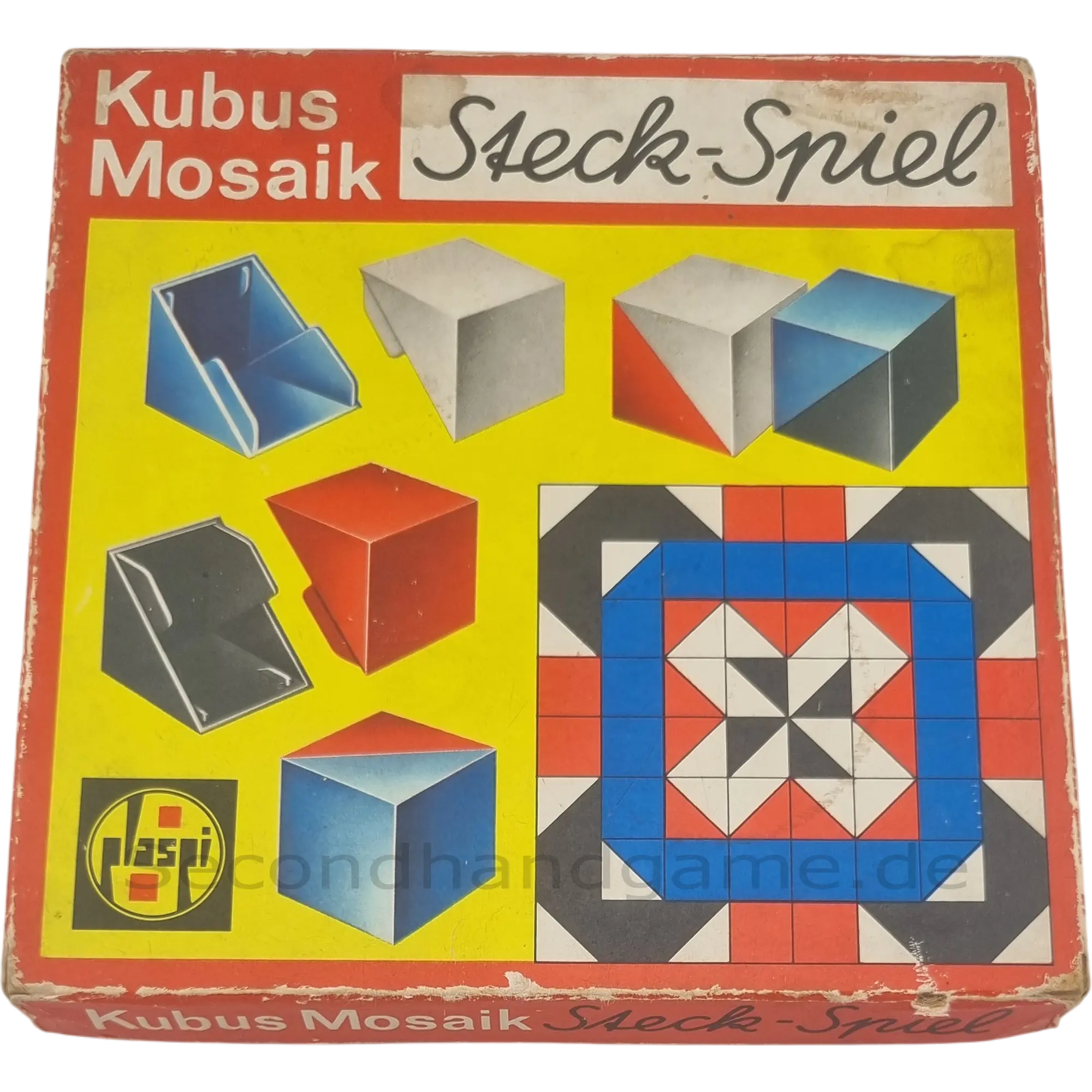 plaspi Kubus Mosaik Steck-Spiel