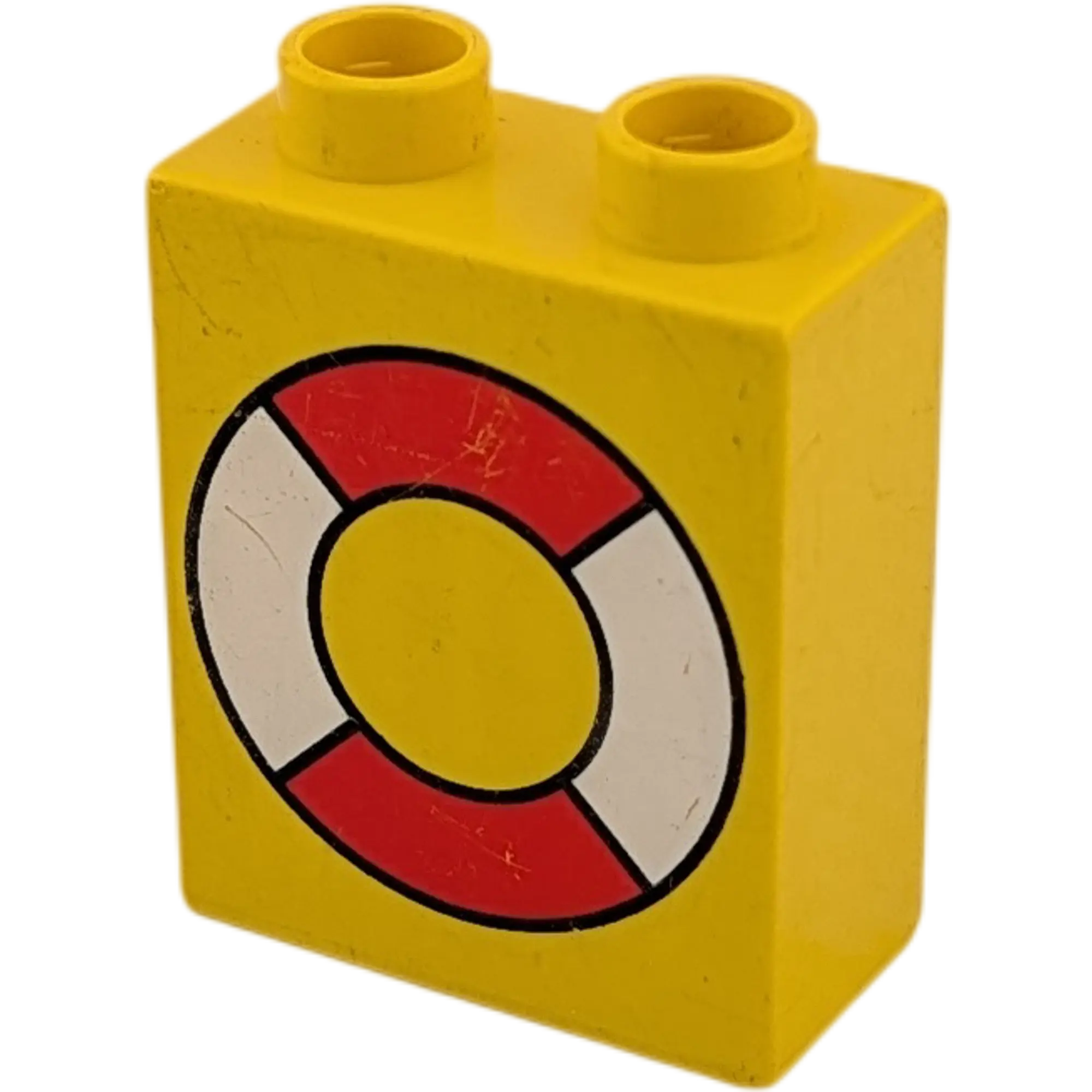 Lego Duplo  1x2 Stein Gelb Rettungsring 4066