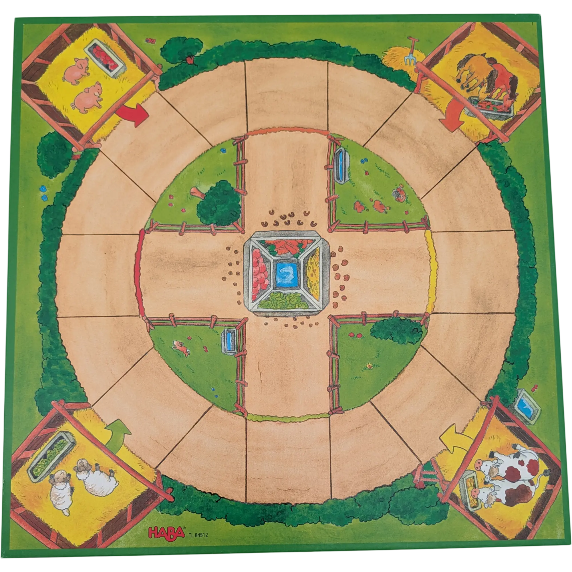Spielplan Spielbrett Wendespielplan Haba Mein erster Spieleschatz Spielplan 2