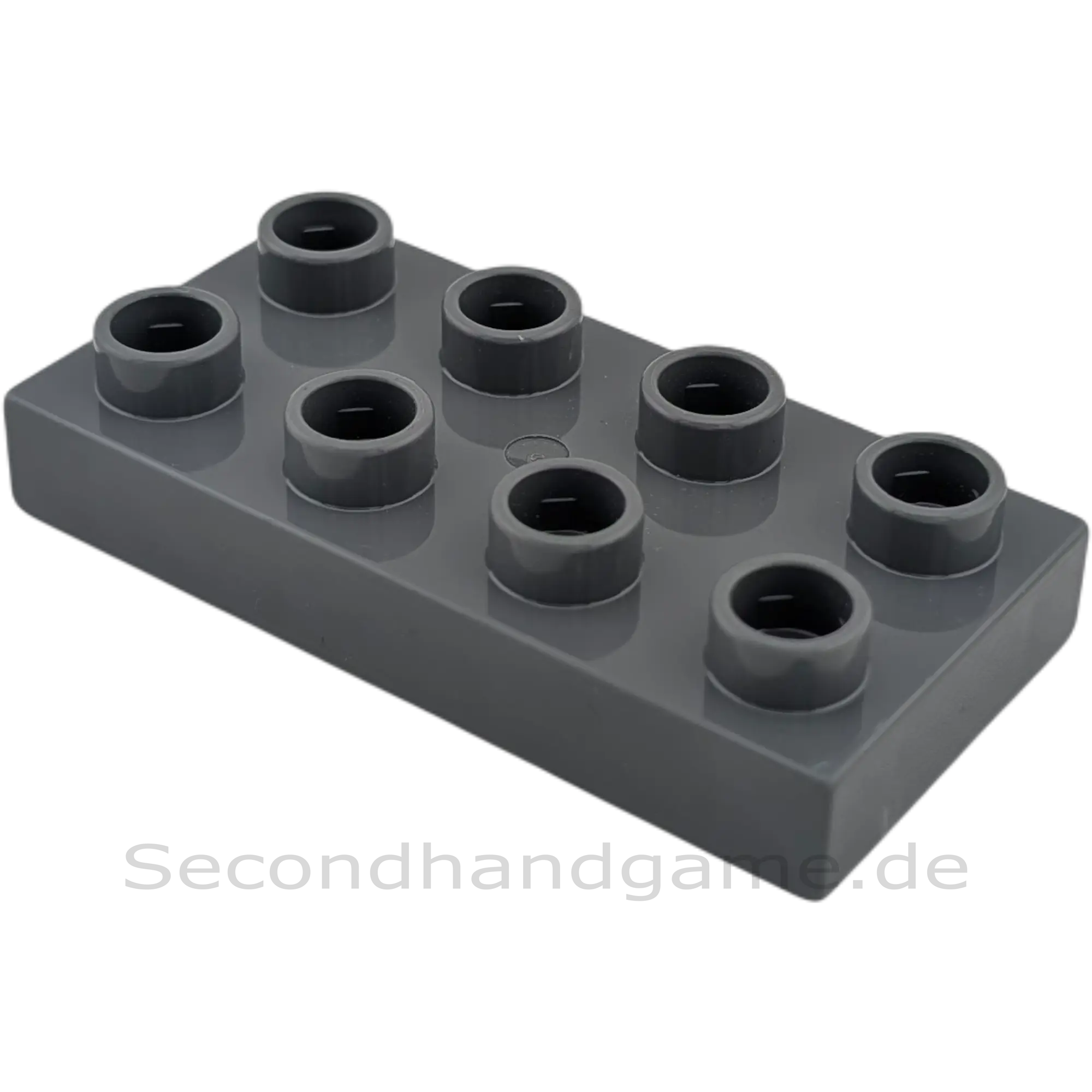 Lego Duplo 40666 Platte 2x4 Dunkelgrau