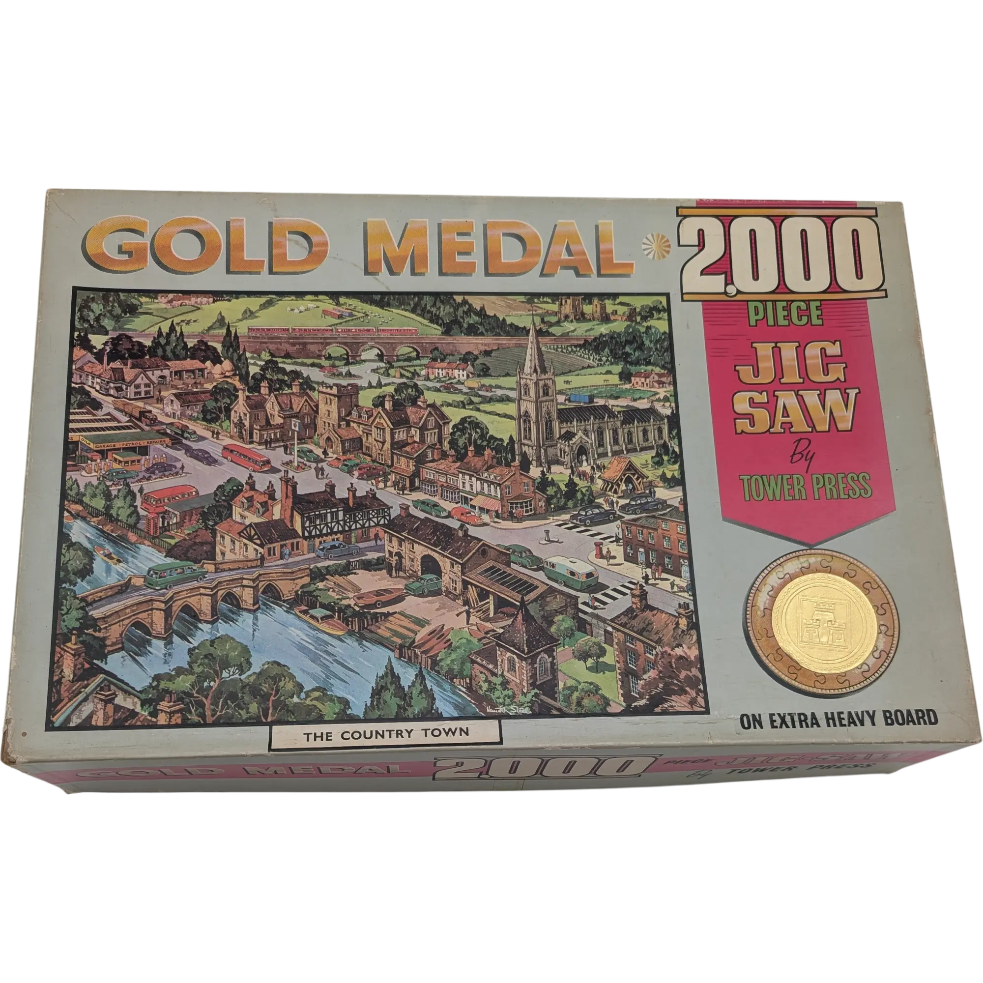 Tower Press The Country Town Puzzle 2000 Teile 47742