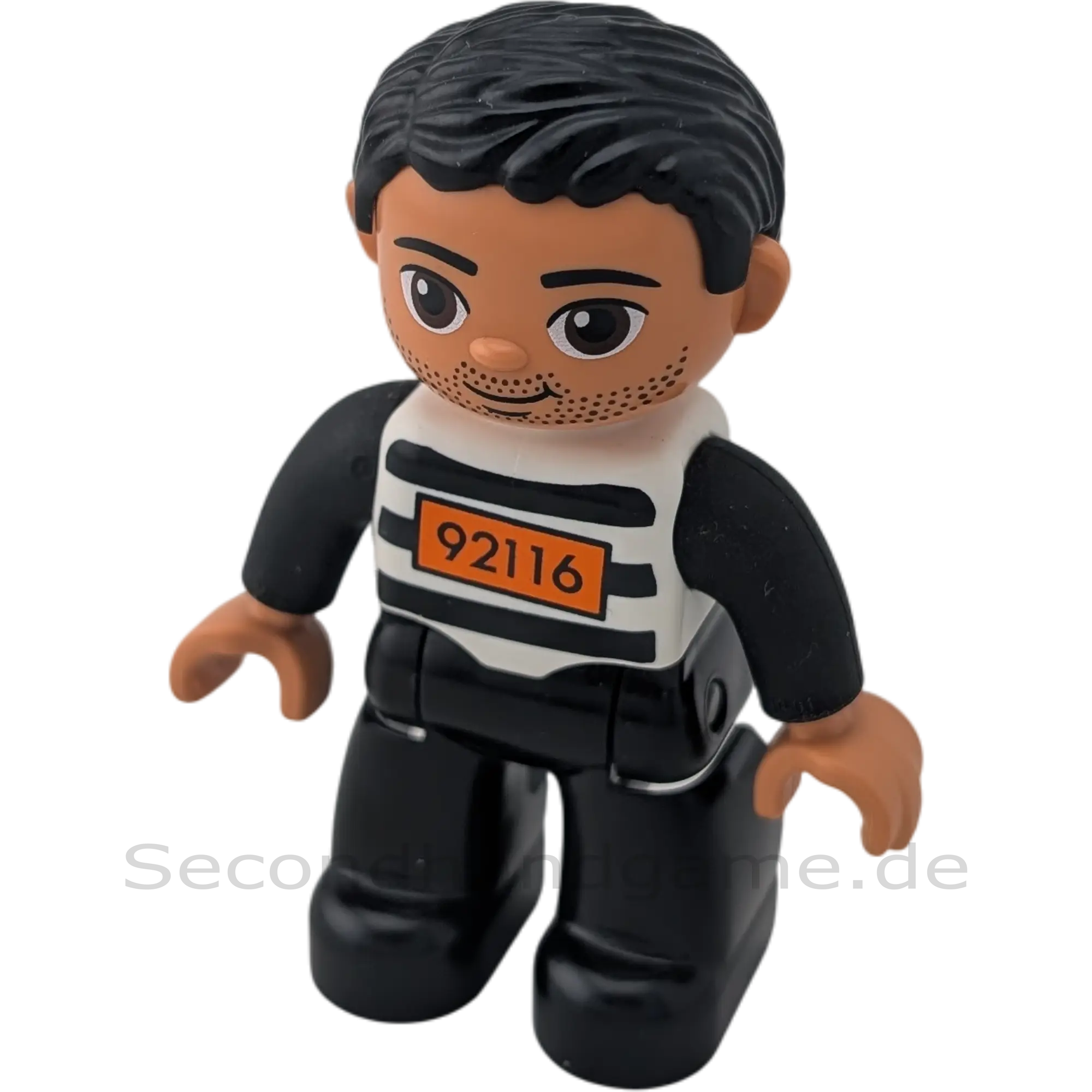 Lego Duplo Figur Mann 312H8 Gefangener Verbrecher 92116 Bart
