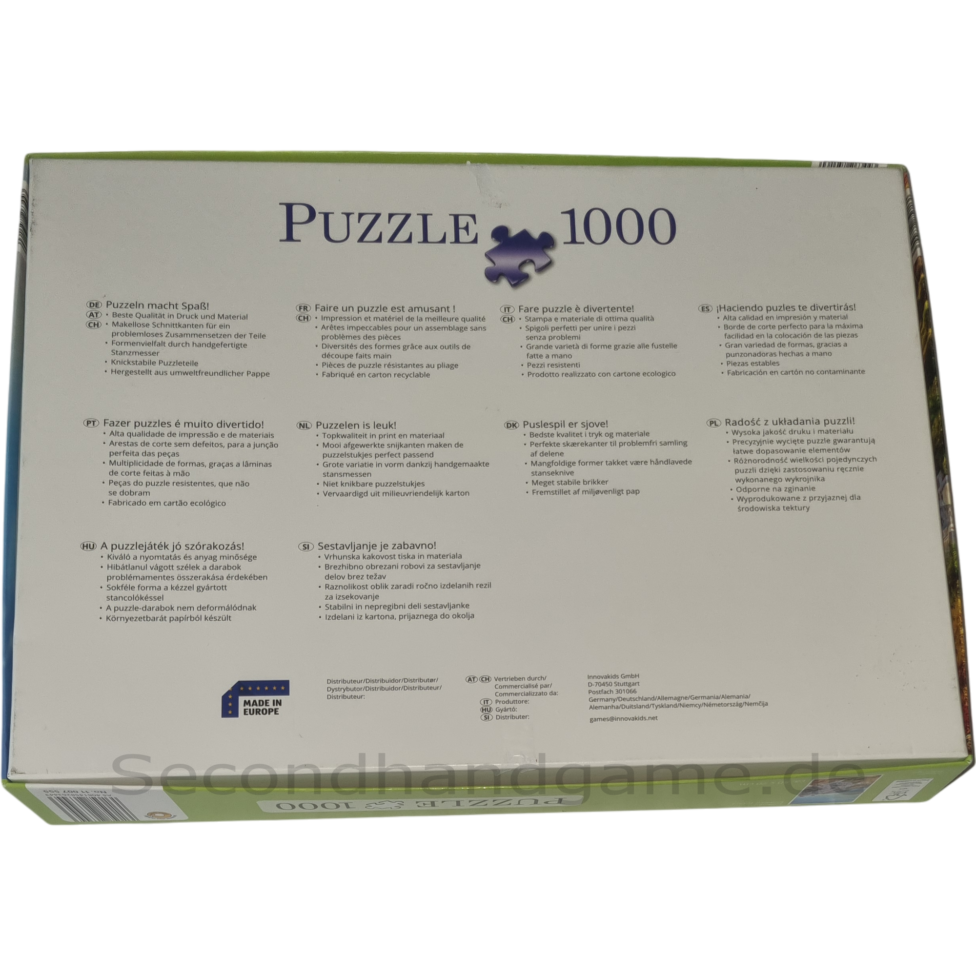 Puzzle 1000 Teile Santorini Griechenland