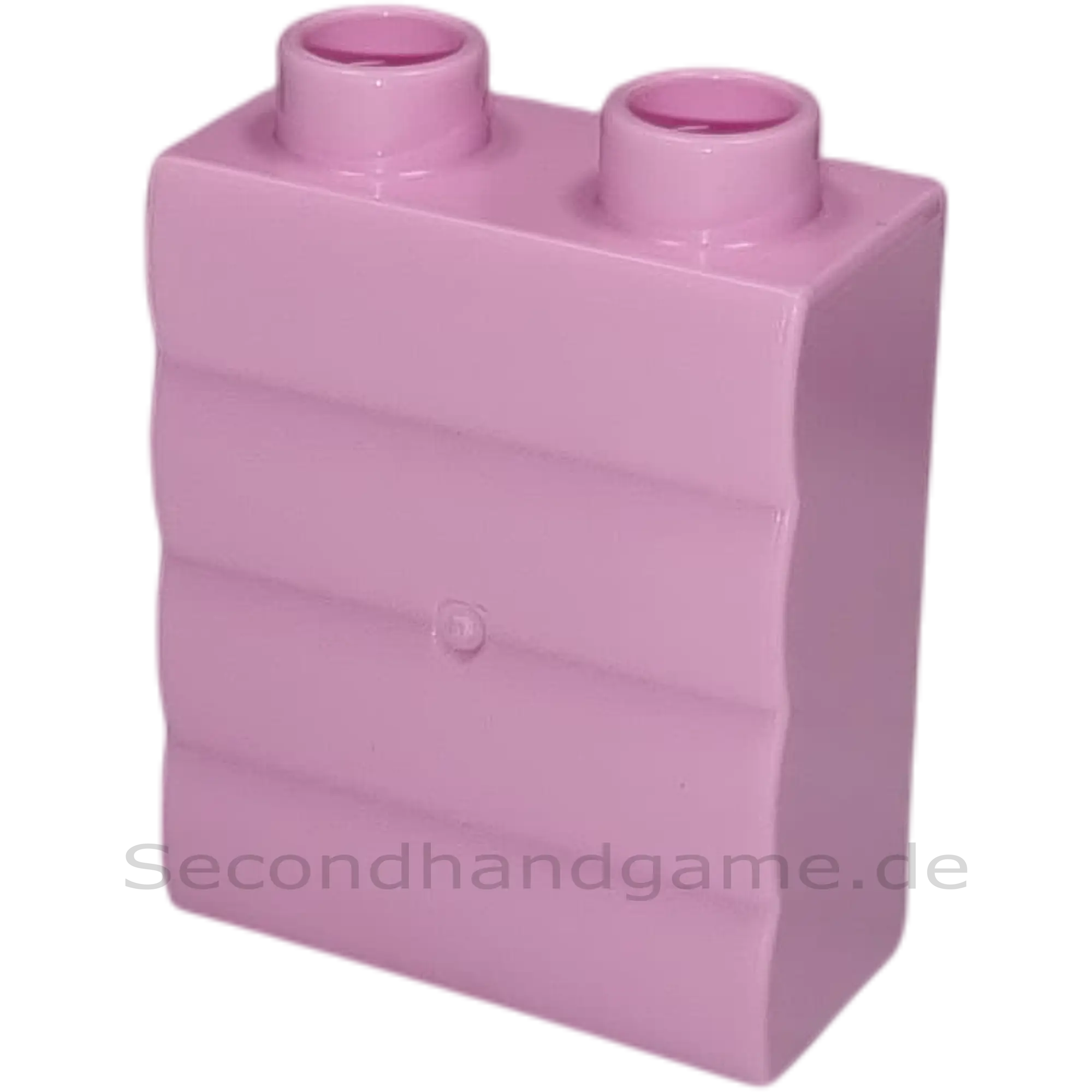 Lego Duplo 4066 Stein 1x2x2 Rosa Mauer Rückseite Regal