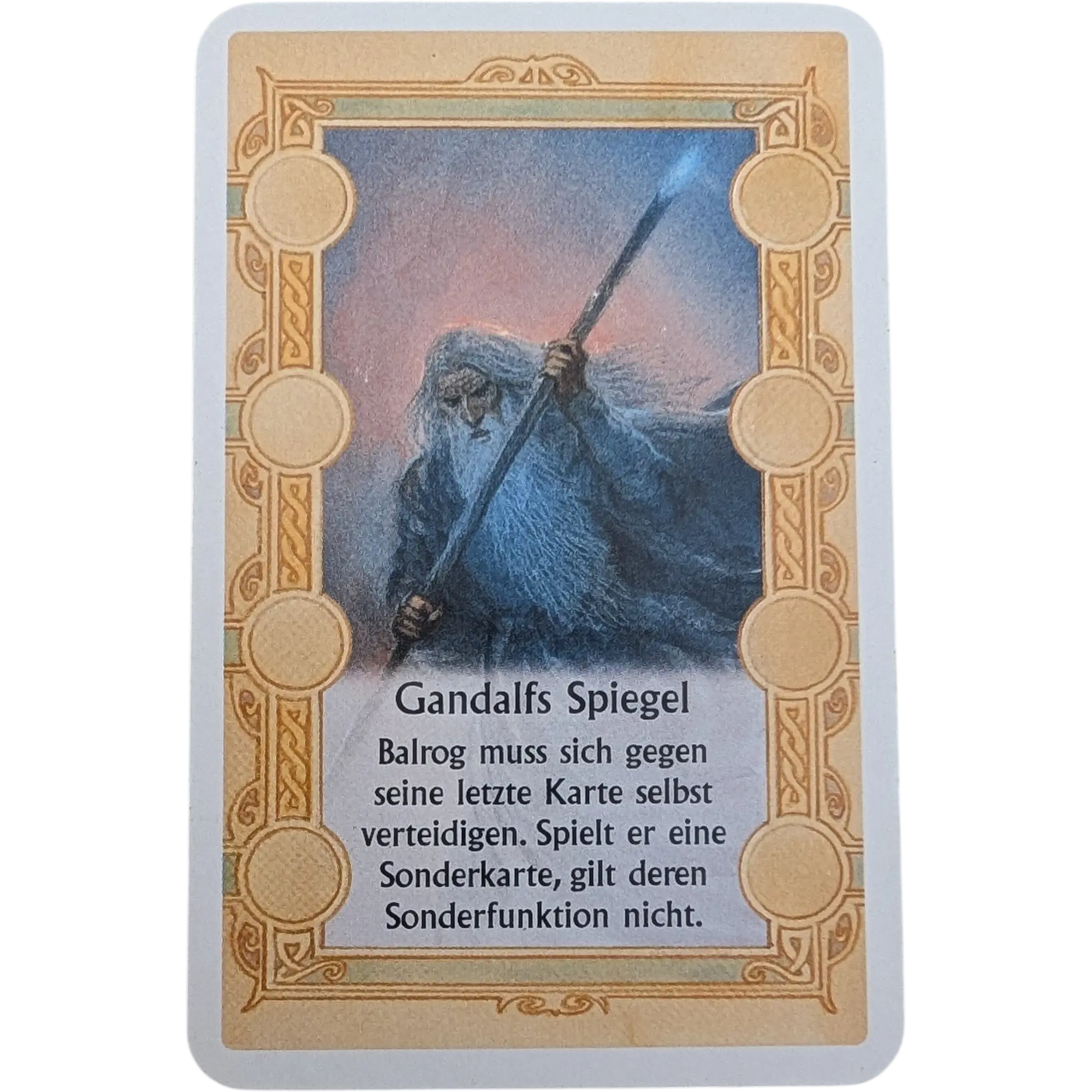 Kosmos Der Herr der Ringe das Duell Ersatzteile Spielkarte Gandalfs Spiegel