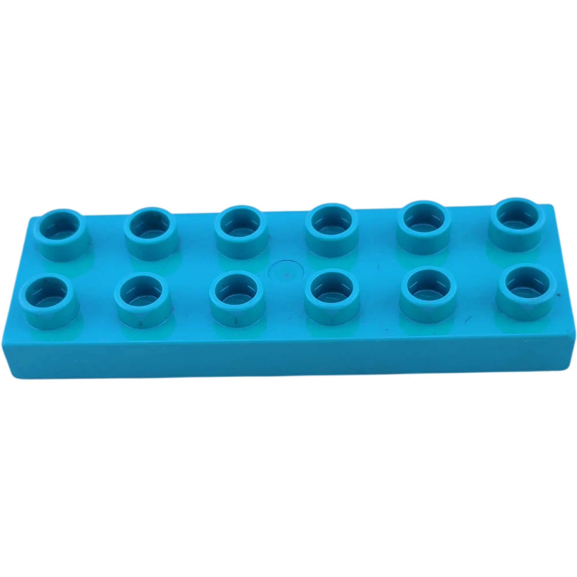 Lego Duplo 98233 Platte 2x6 Blaugrau