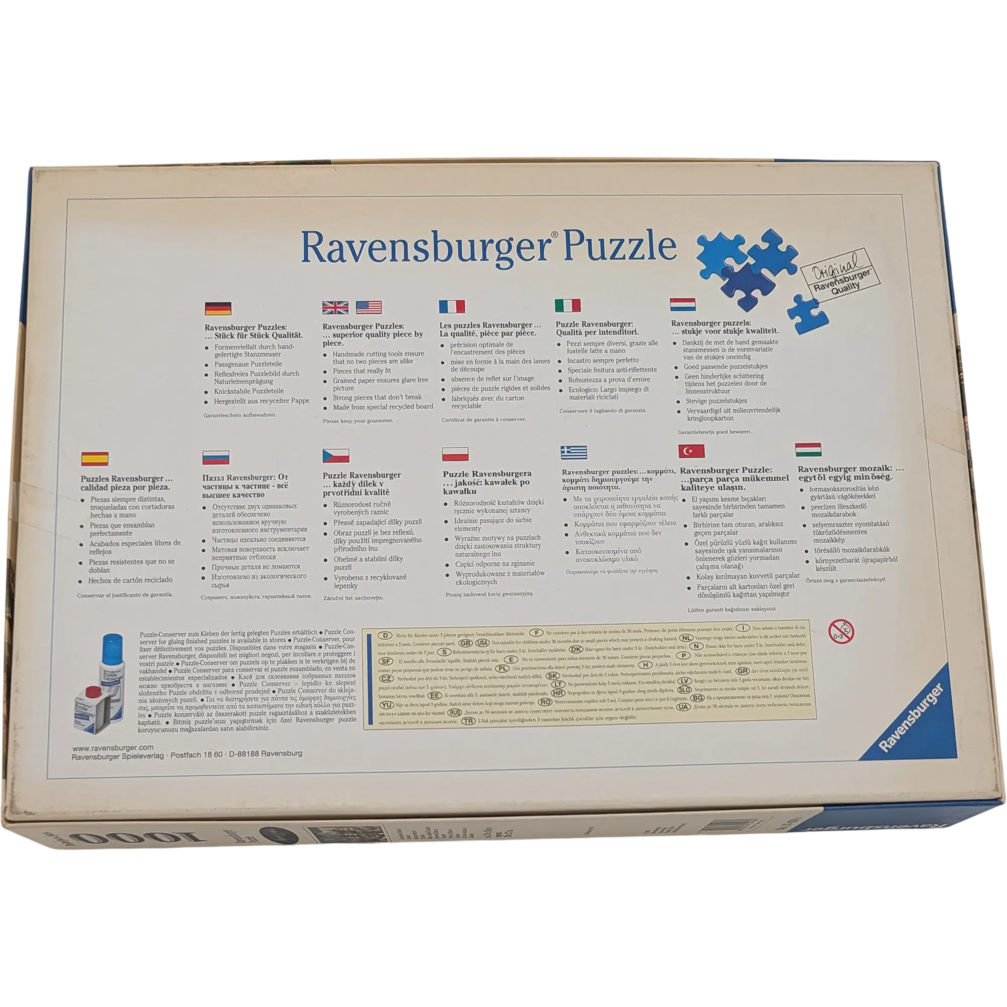 Ravensburger Puzzle 1000 Teile Mystic Lights 154289 Zauberhaftes Château de Chambord, Ansicht 2