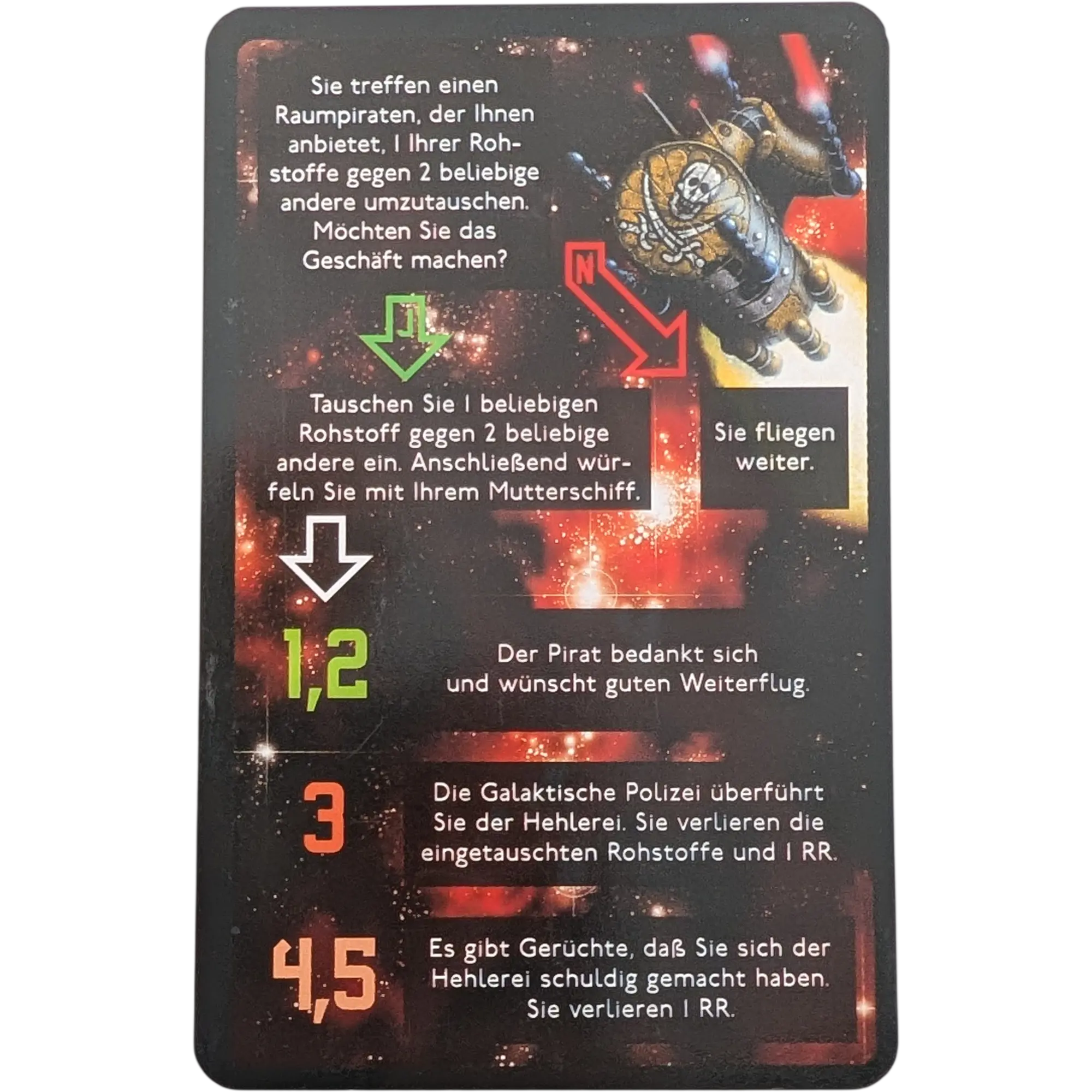 Kosmos Die Sternenfahrer von Catan Ersatzteil Begegnungskarte 31