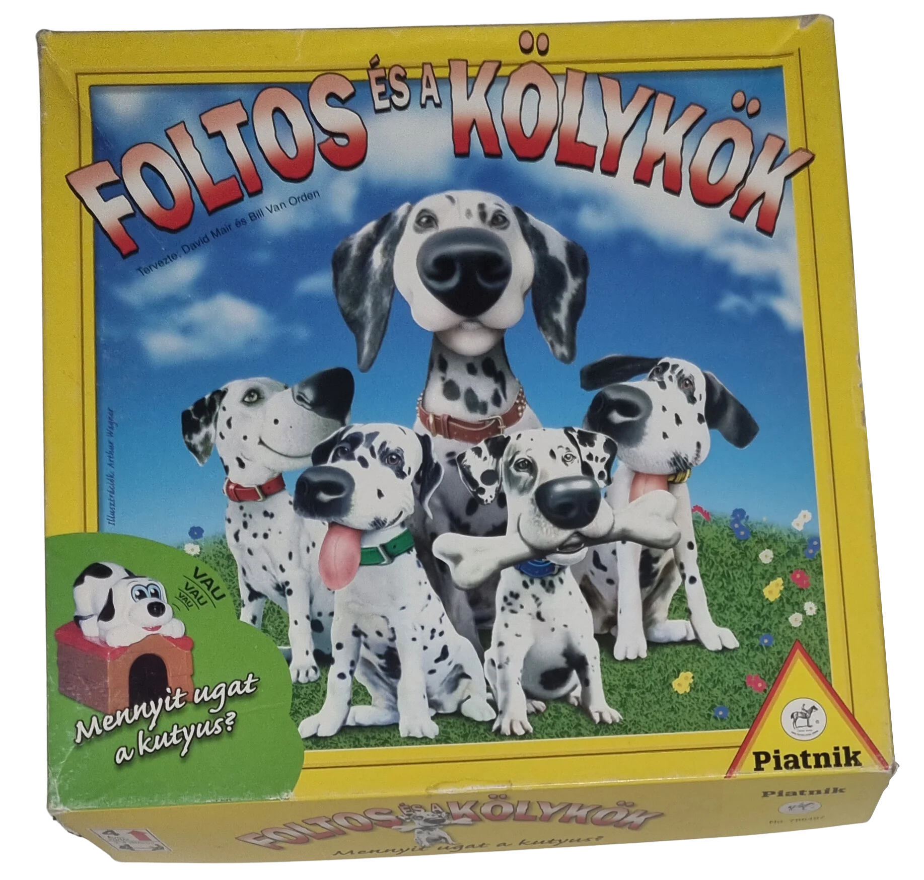 Piatnik Foltos Es a Kölykök gefleckte Hundewelpen