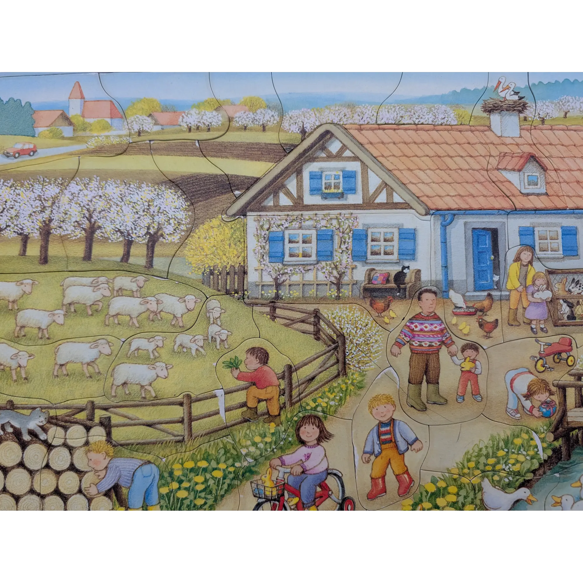 Ravensburger Rahmenpuzzle Didacta Frühling 34 Teile 066667, Ansicht 2