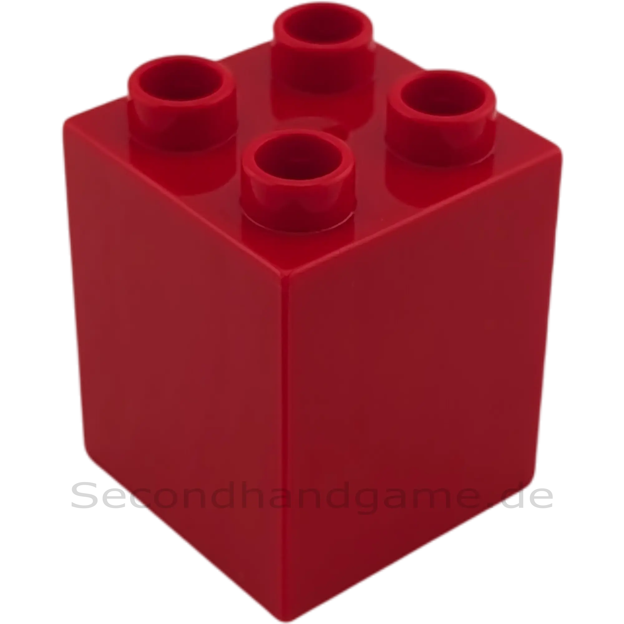 Lego Duplo 2x2x2 Doppelstein Rot