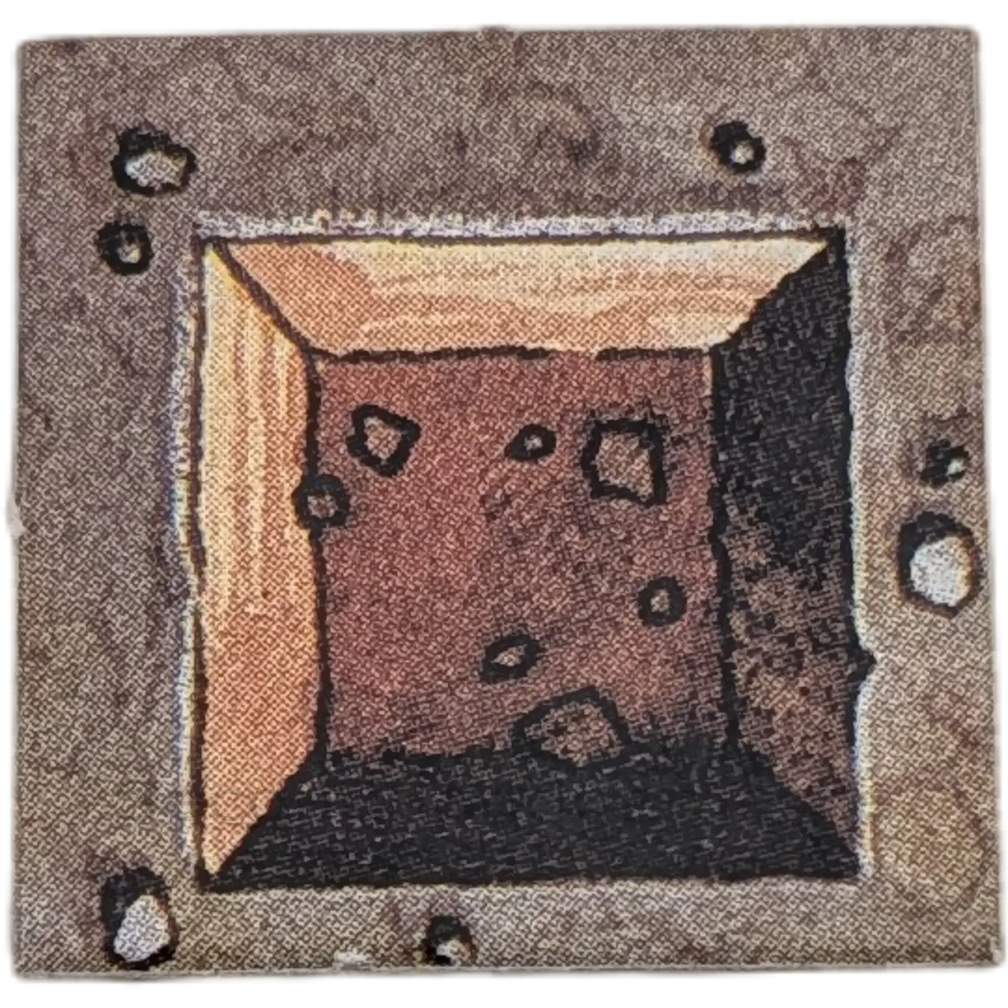 MB Hero Quest Master Ersatzteil Markierung Fallgrube 