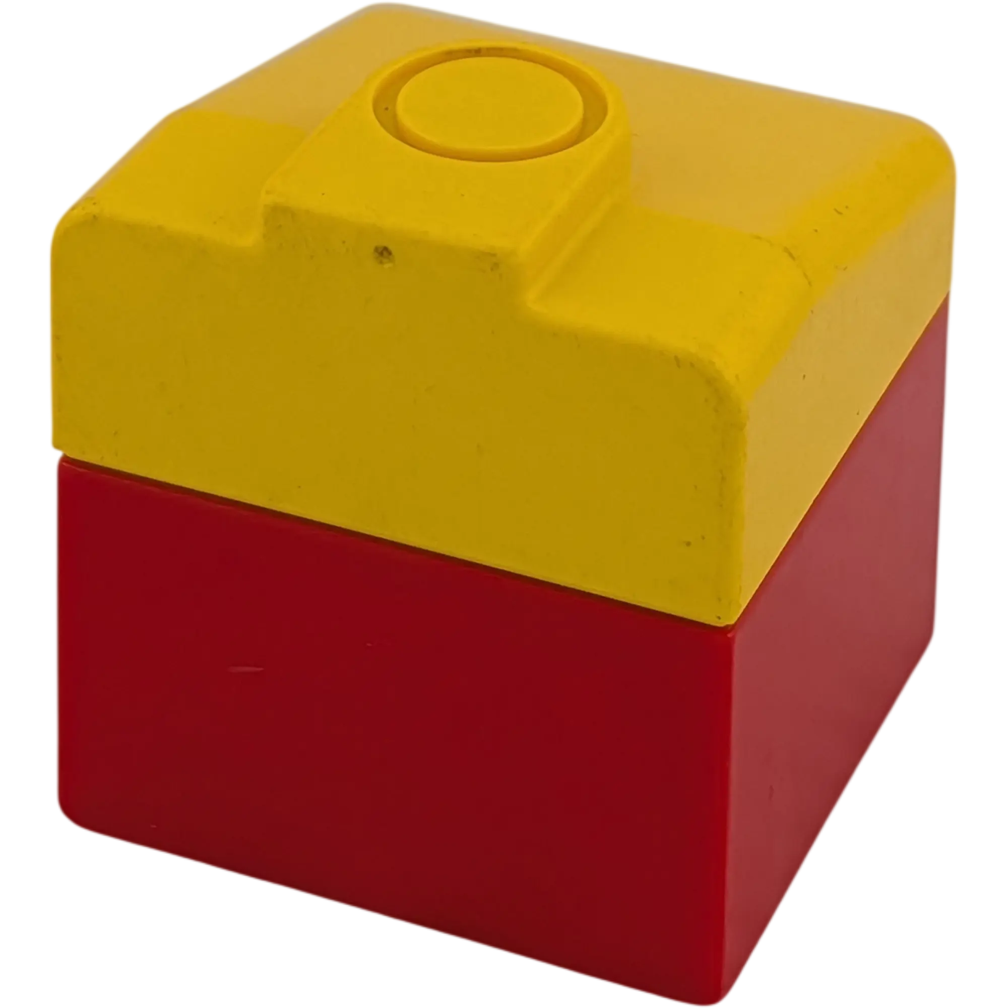 Lego Duplo 6409 Aufsatz Zug Rot Gelb Kabinen Druckknopf Lokomotive Elektrische Diesel Lok Ersatzteil