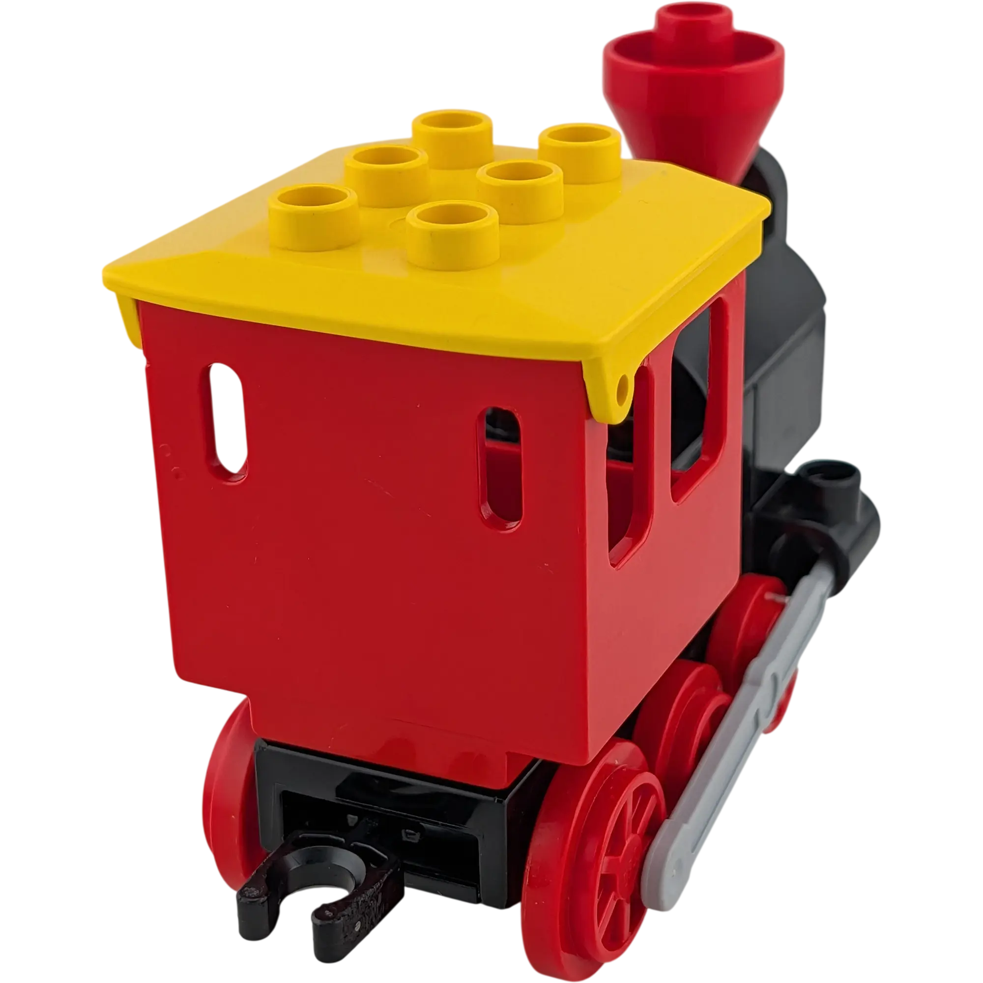 Lego Duplo Eisenbahn Zug Schiebelok Schwarz Rot Gelb
