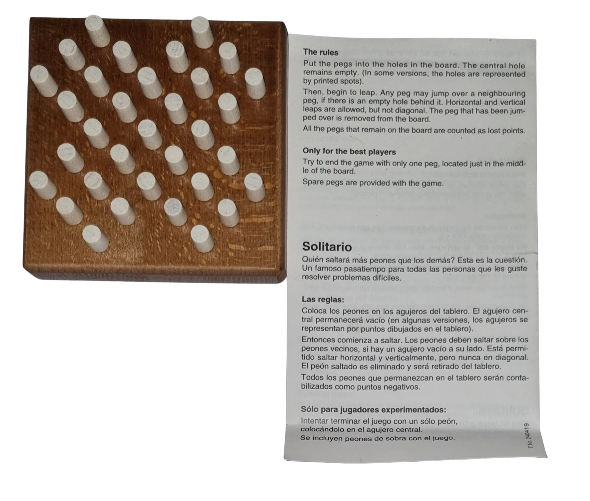 Schmidt Solitaire aus Holz 51504
