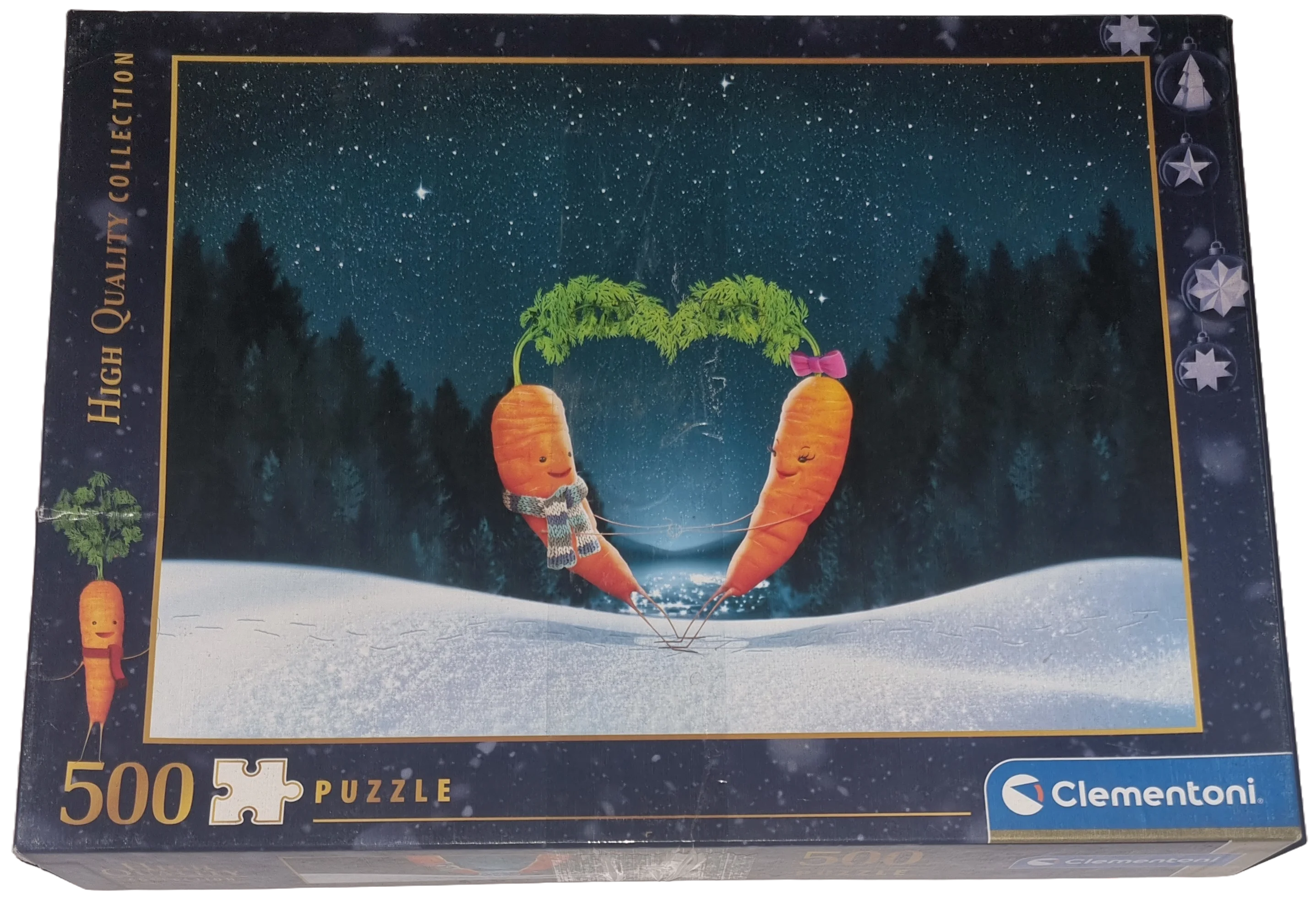 Clementoni Puzzle High Quality Collection 500 Teile Weihnachtsherz 978373