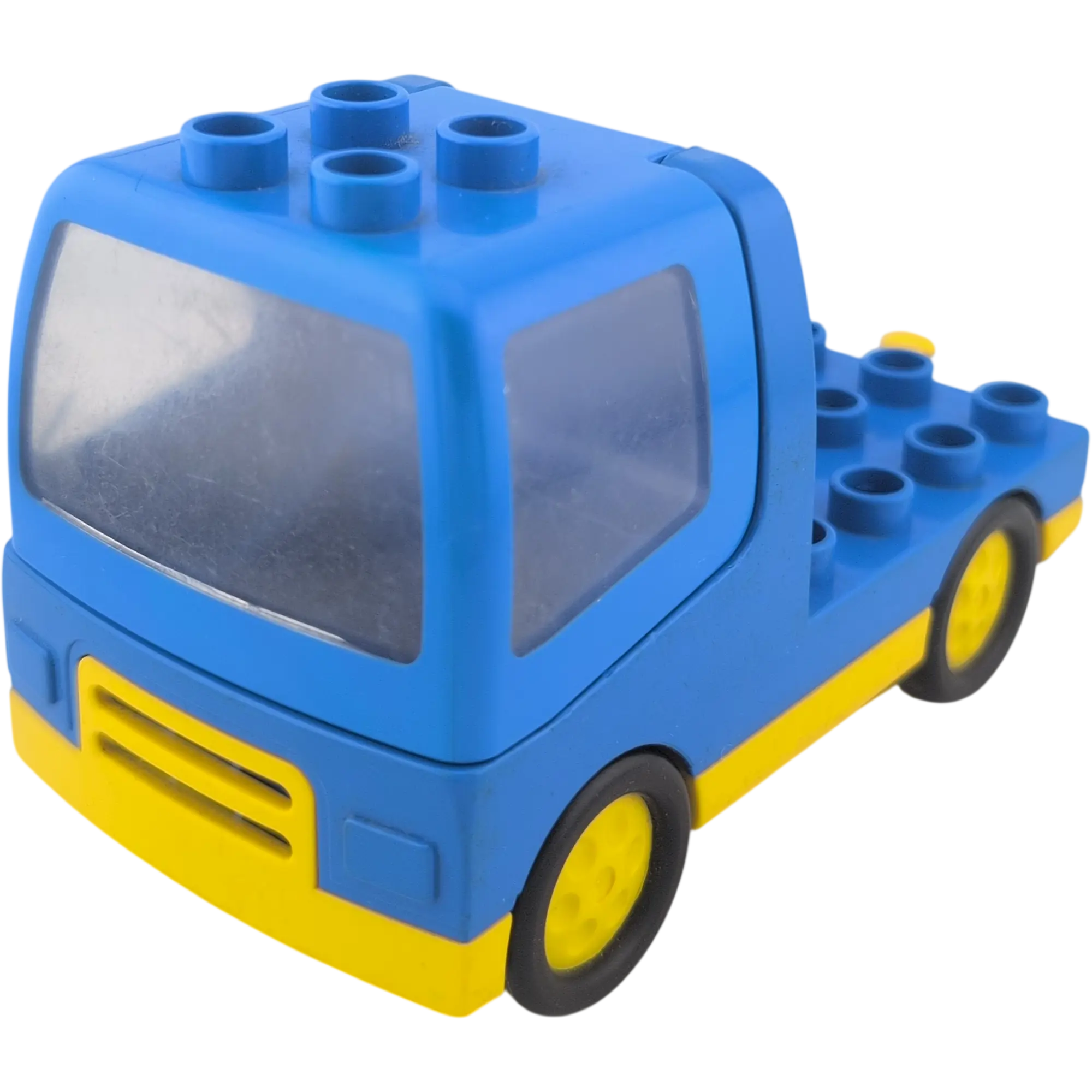 Lego Duplo Lastwagen Blau Gelb mit Klappdach