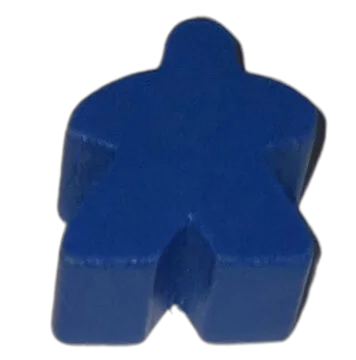 Carcassonne Ersatzfigur oder weitere Farbe Blau