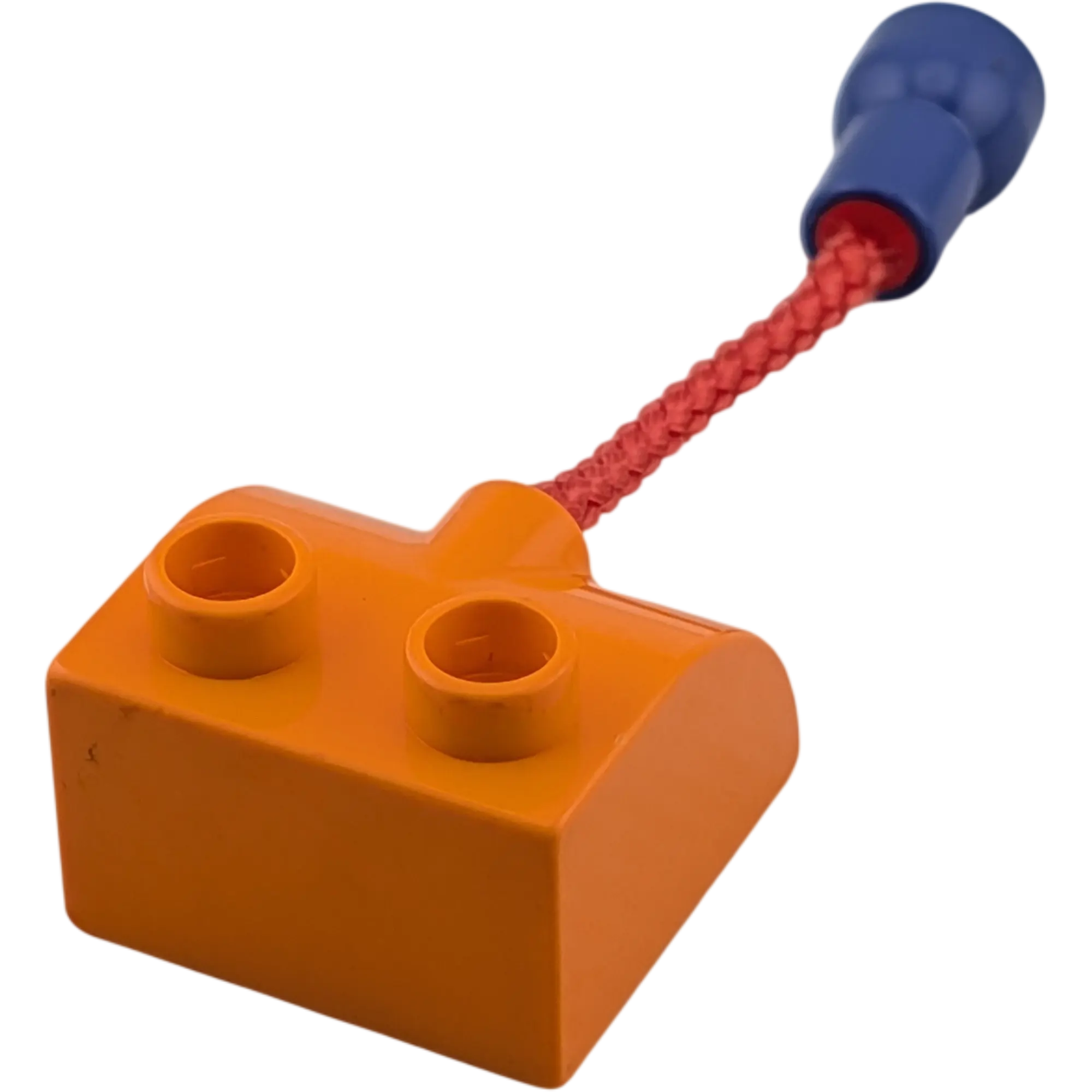 Lego Duplo 44198 Stein Orange mit Seilschwanz Rot Blau