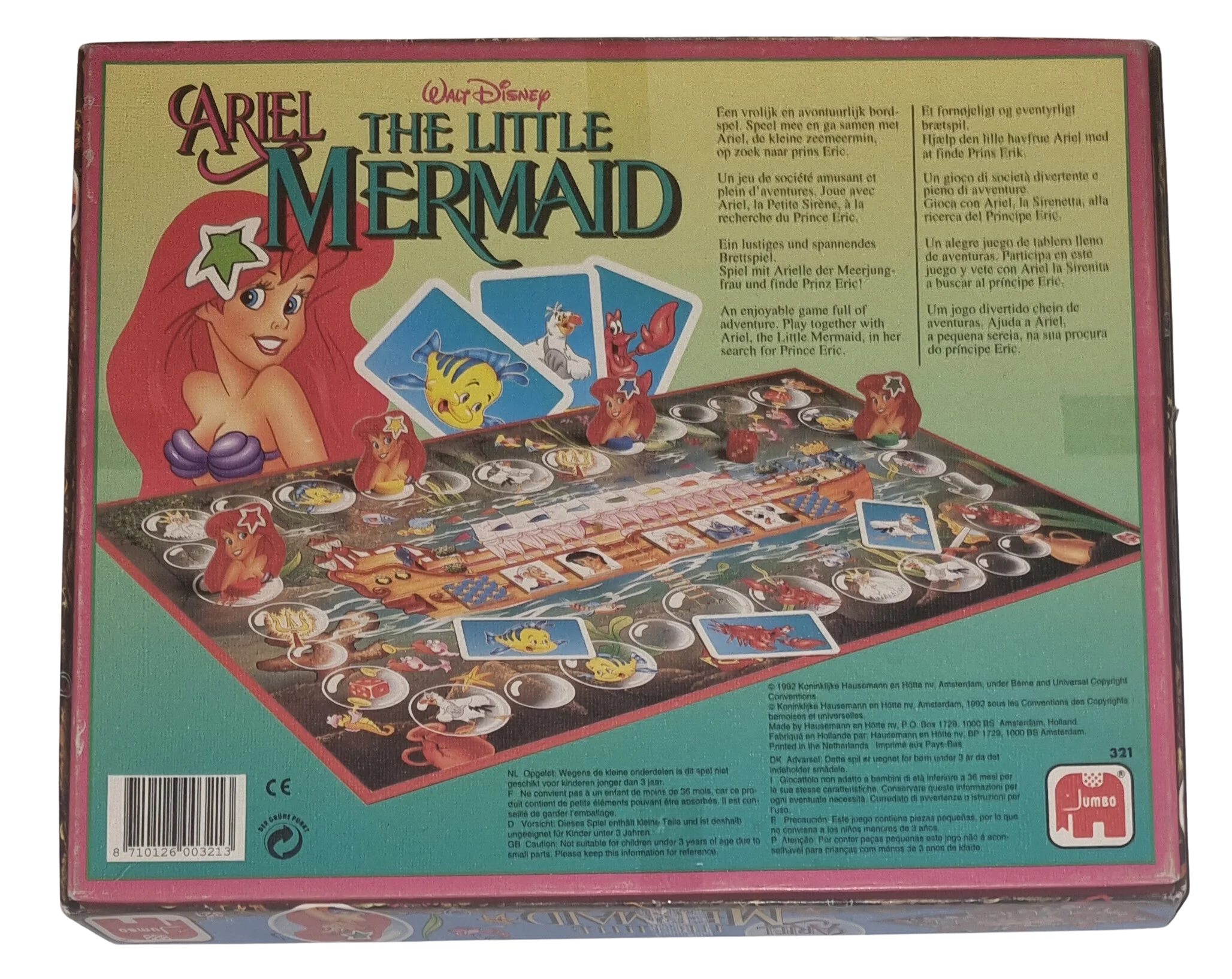Jumbo Disney Ariel the little Mermaid 321