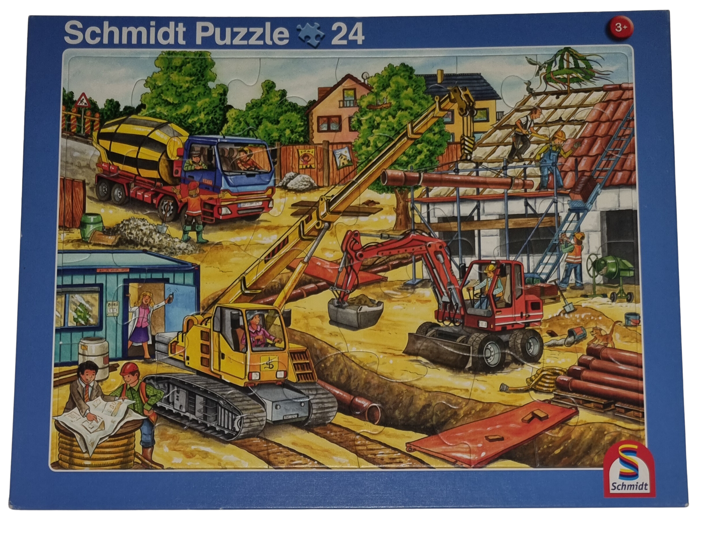 Schmidt Rahmenpuzzle Baustelle 24 Teile 56791