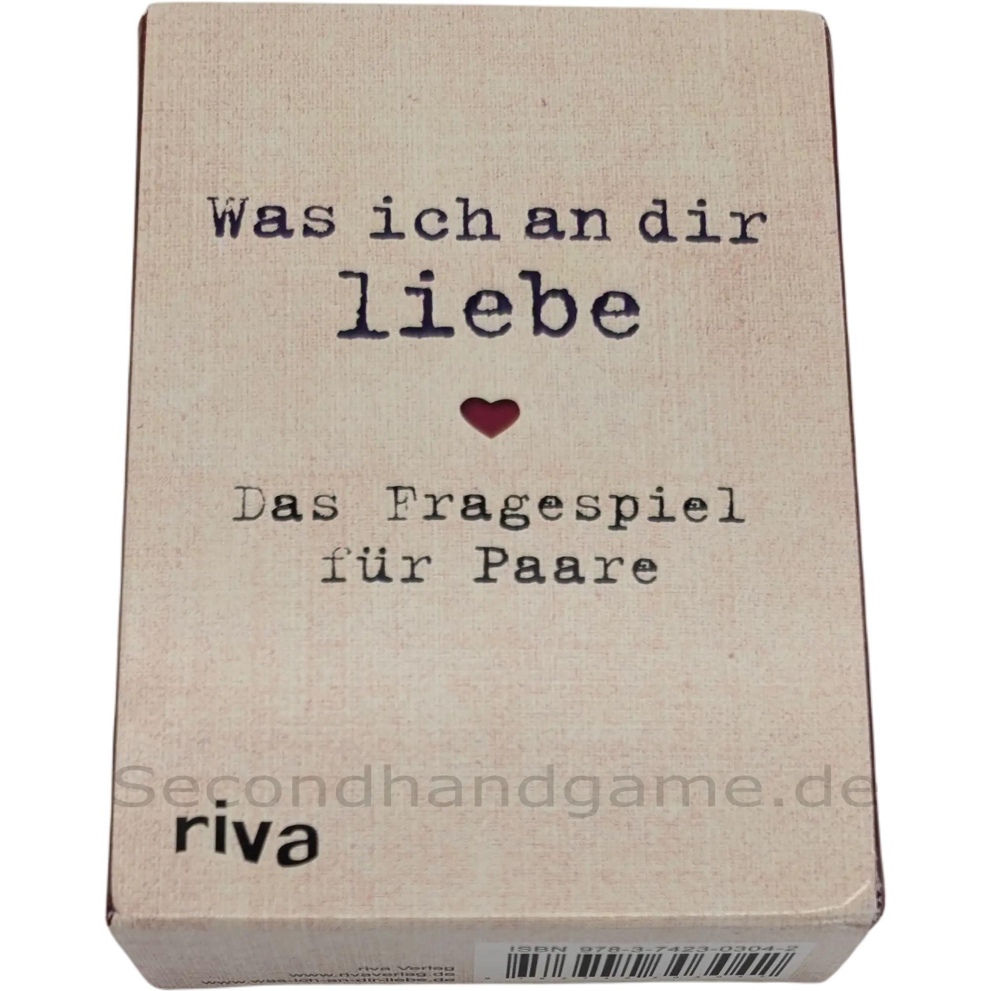 riva Verlag Was ich an dir liebe, Das Fragespiel für Paare, ab 16 Jahren