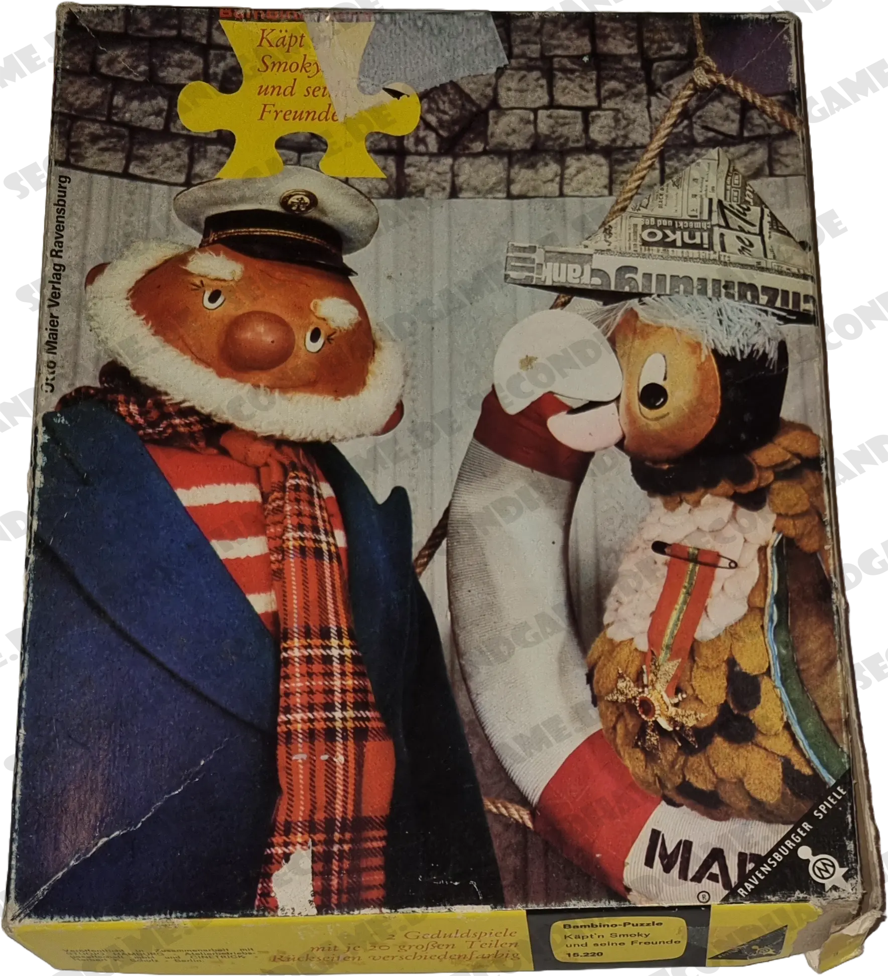 Ravensburger Puzzle 2 x 20 Teile Bambino-Puzzle Käpt'n Smoky und seine Freunde 15.220