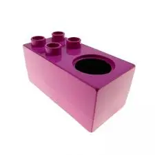 Lego Duplo Herdplatte Pink mit schwarzer Kochplatte