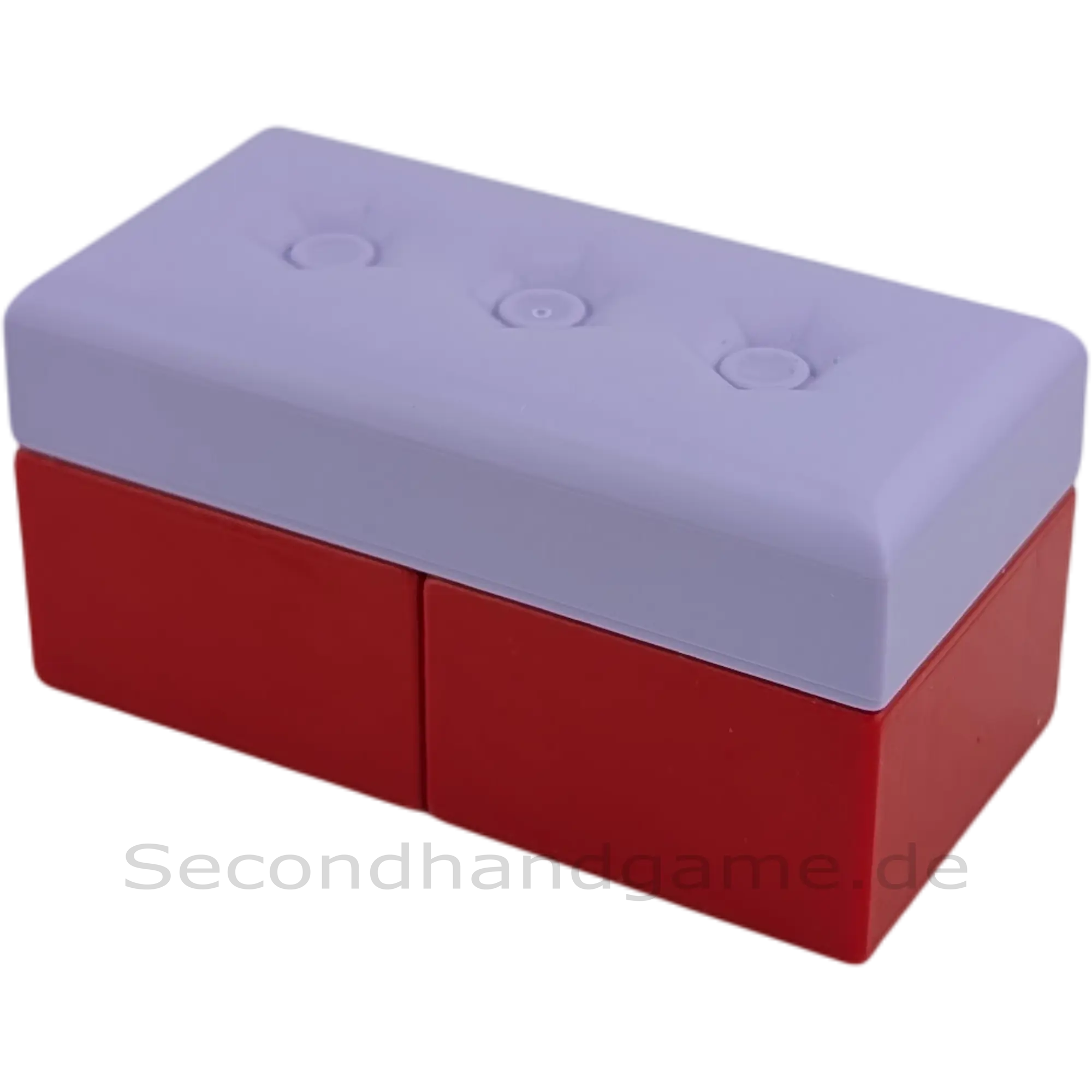 Lego Duplo Sofa Couch Wohnlandschaft Lavendel und Rot Bank