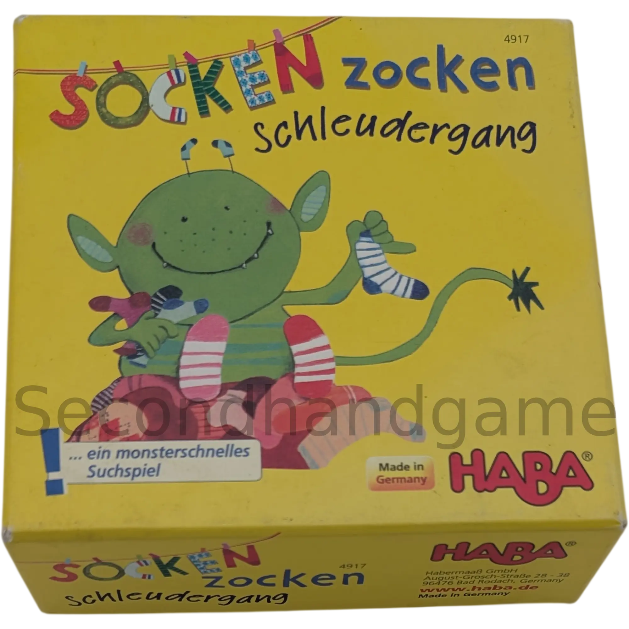 Haba Socken zocken Schleudergang 4917