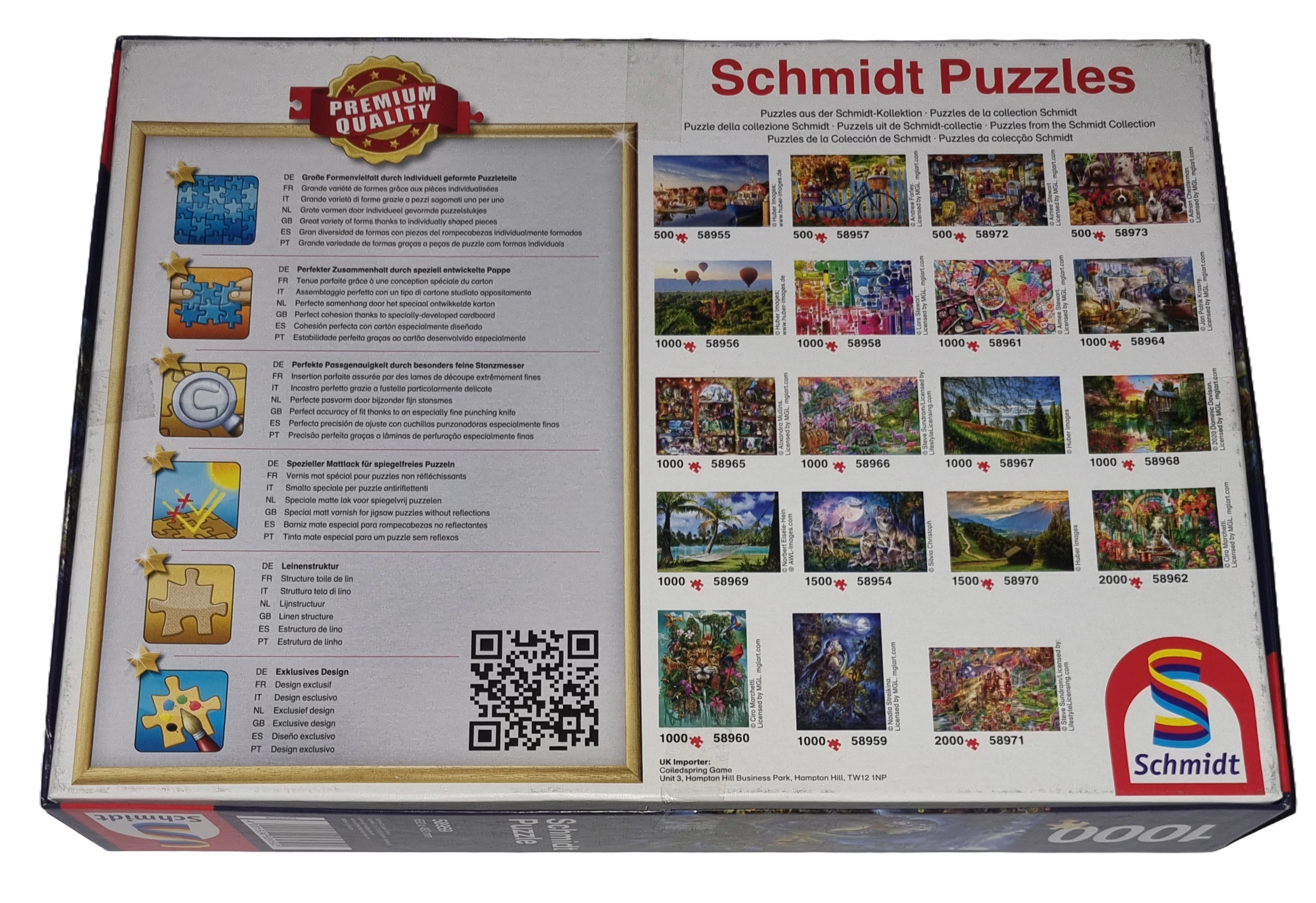 Schmidt Premium Quality Puzzle 1000 Teile 58959 Im Mondlicht