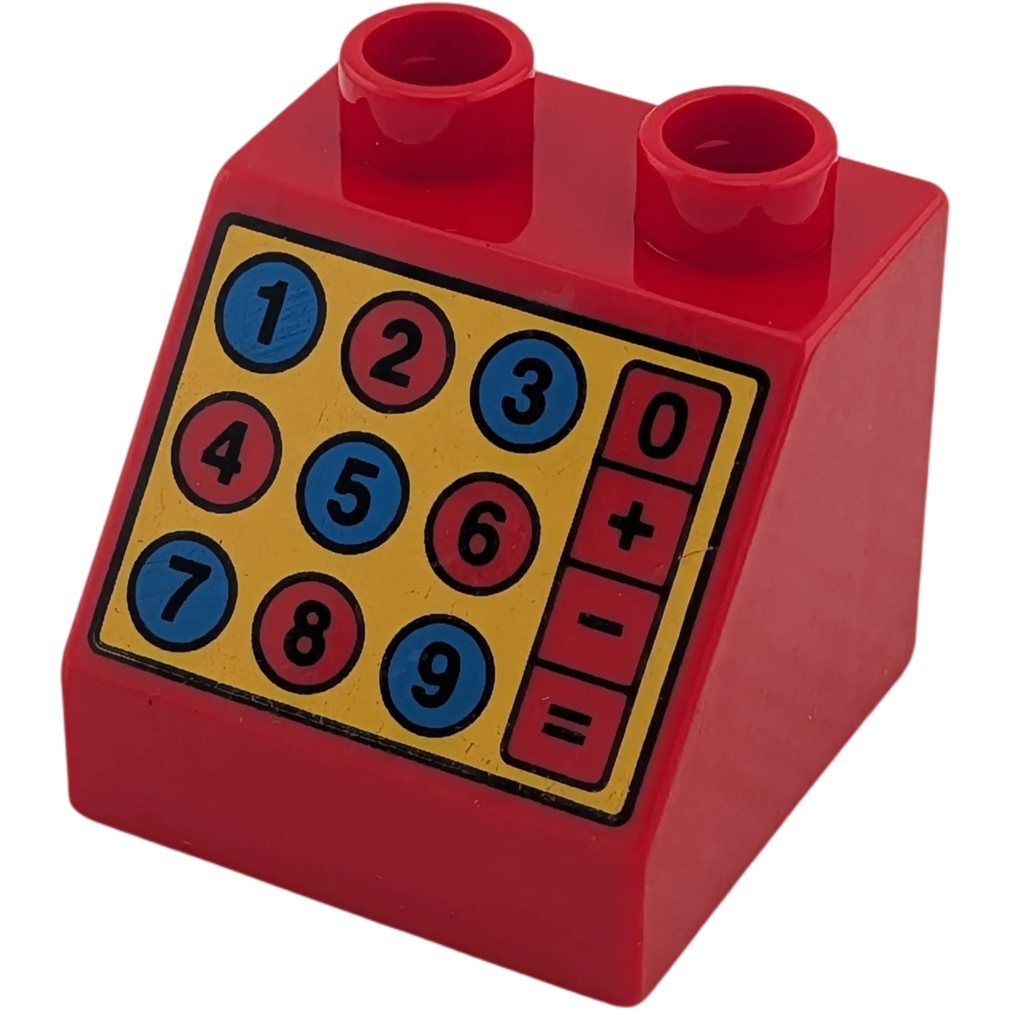 Lego Duplo 6474 Schrägstein 2x2x1 Rot Kasse