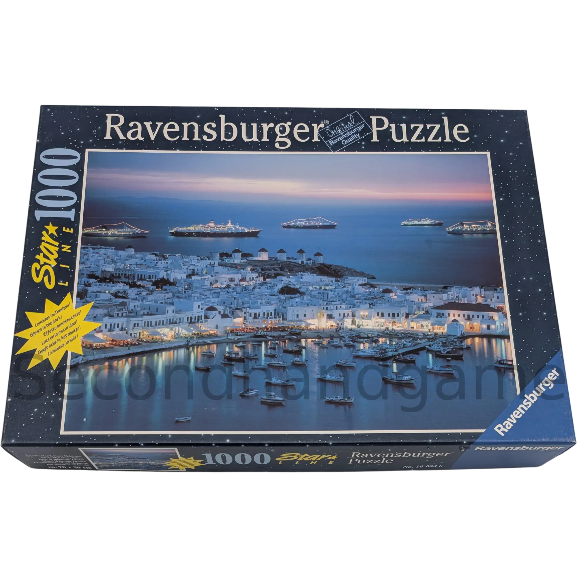 Ravensburger Puzzle Star Line 1000 Teile 160846 Griechenland, Insel Mykonos